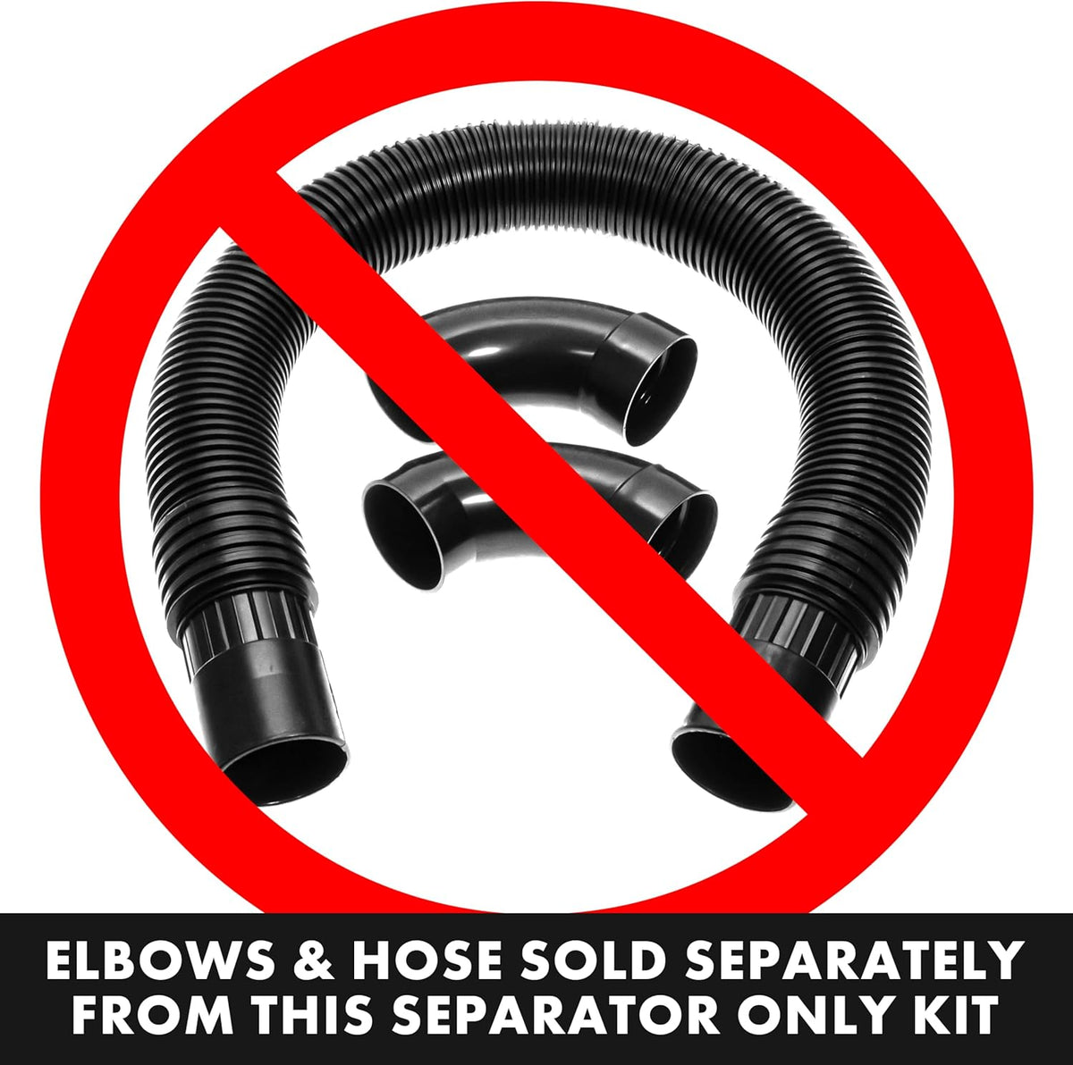 The Dustopper PRO, Separator Only (elbows & hose sold separately). Up to 99.9% efficient