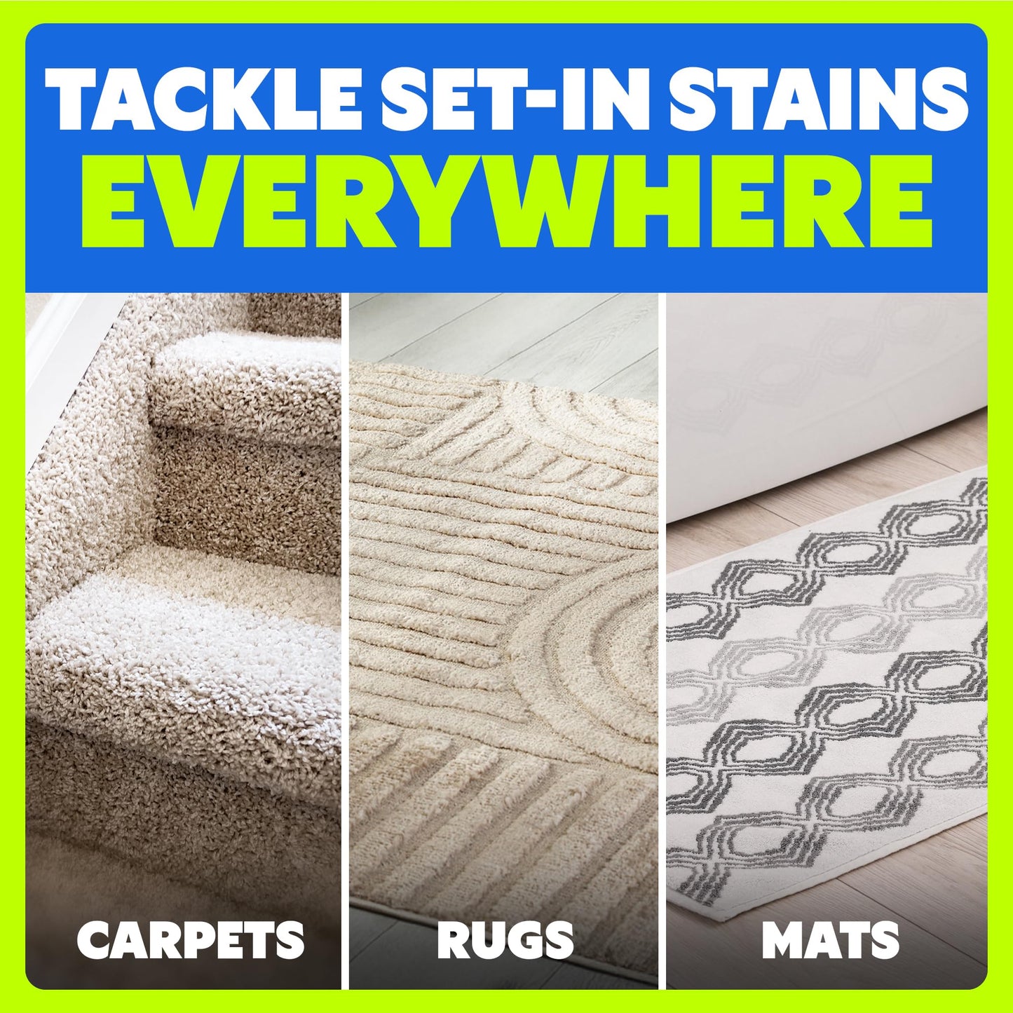 Shout Carpet Set-In Stain Lifter Spray, Rug & Carpet Cleaner, Color Safe and Fast Acting Spot &