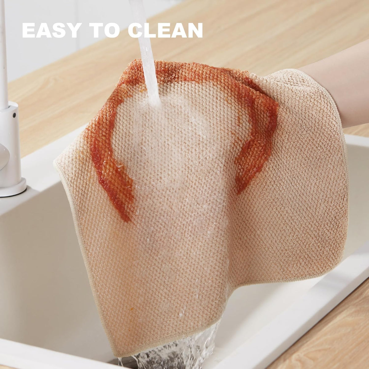 JOYMOOP Microfiber Cleaning Cloth, Soft Absorbent Cloth, Multi-Purpose Cleaning Cloth, Highly