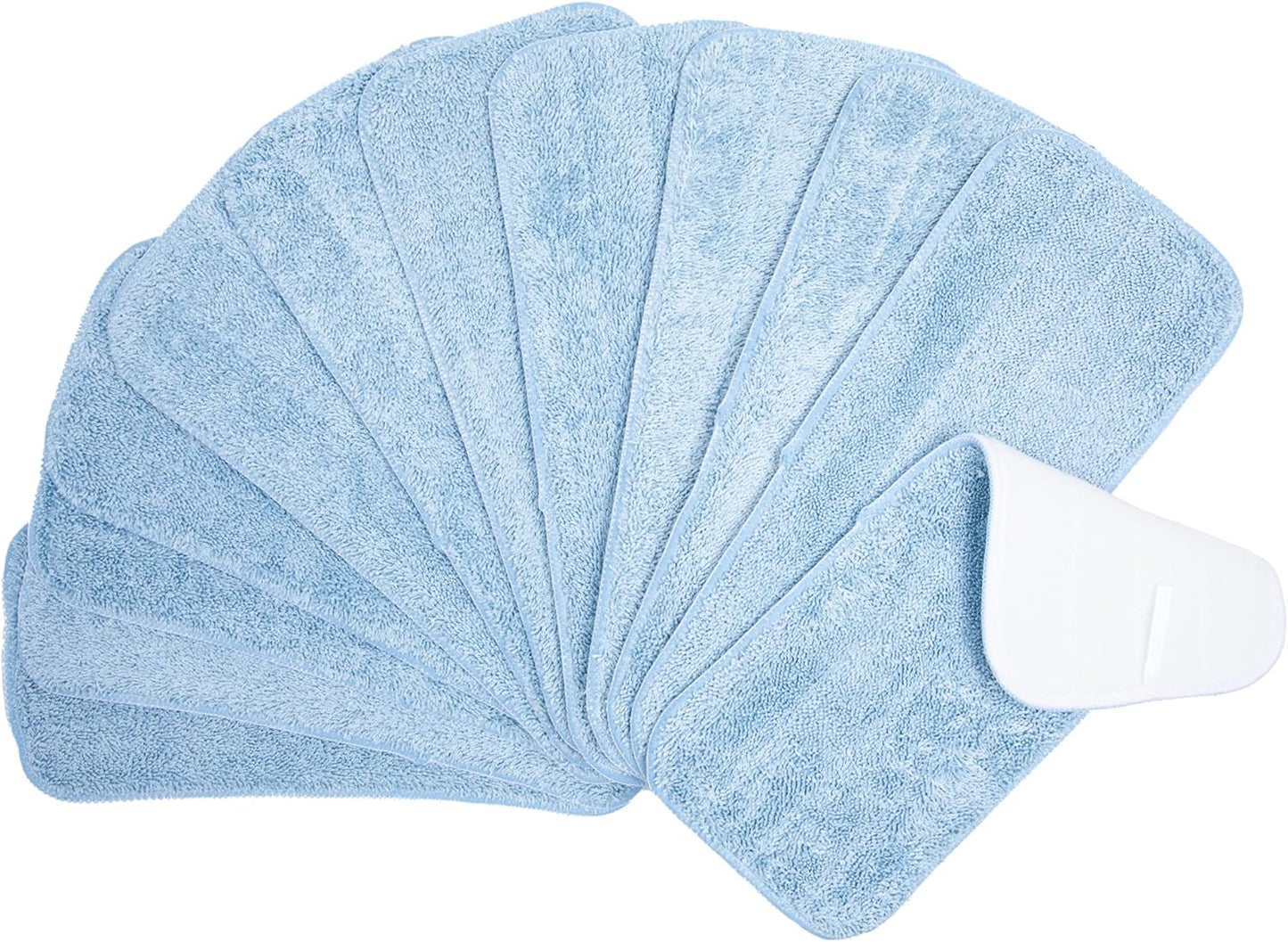 Arkwright Spray Mop Replacement Pads - (Pack of 12) Bulk Microfiber Flat Dry and Wet Refill Mop