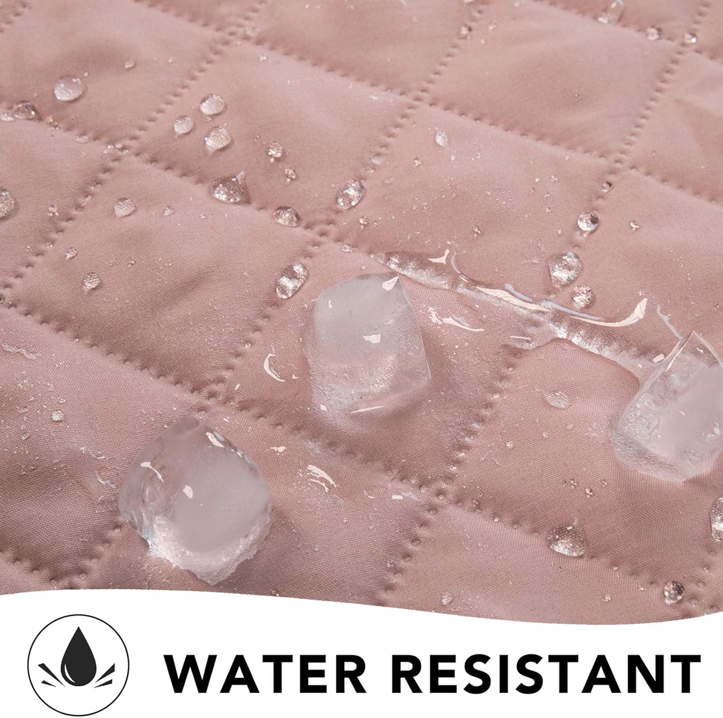 PureFit Reversible Quilted Sofa Cover, Water Resistant Slipcover Furniture Protector, Washable