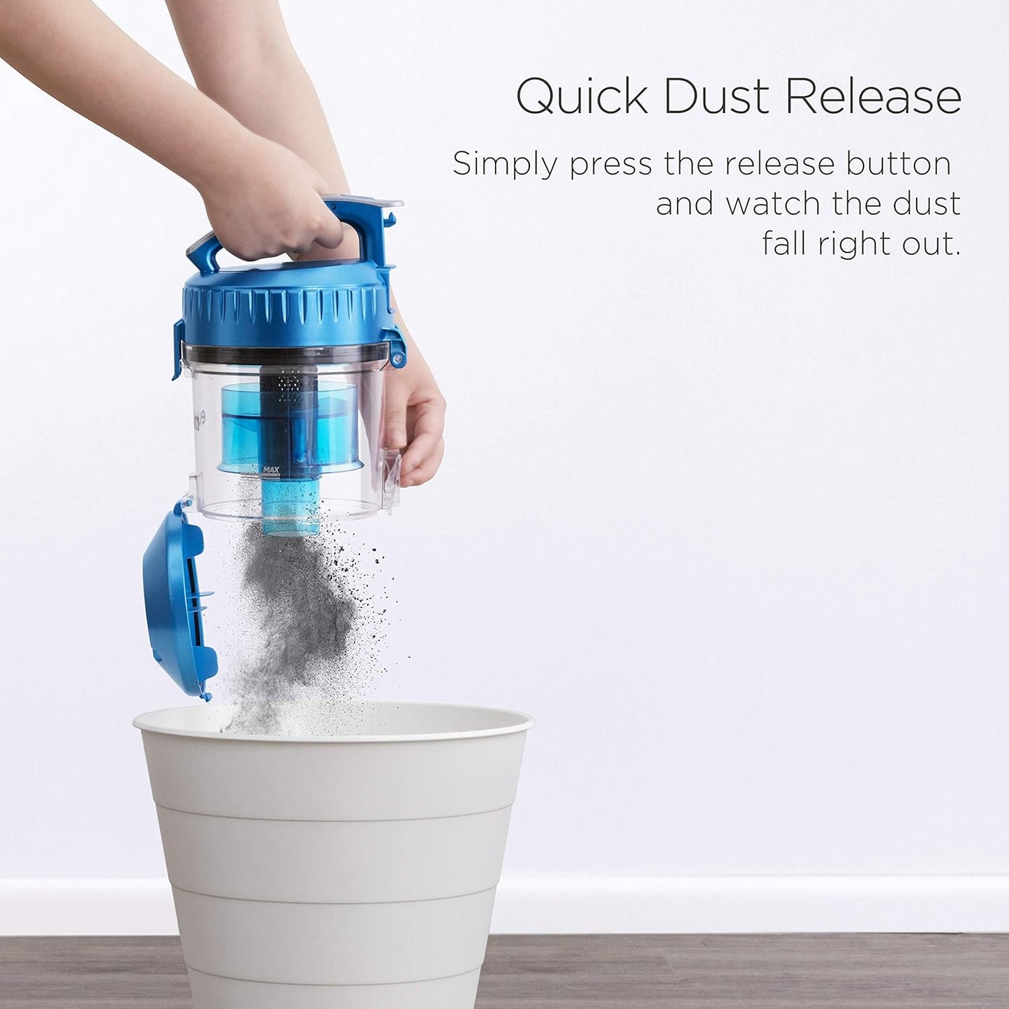 Eureka Bagless Canister Vacuum Cleaner, Lightweight Vac for Carpets and Hard Floors, w/Filter