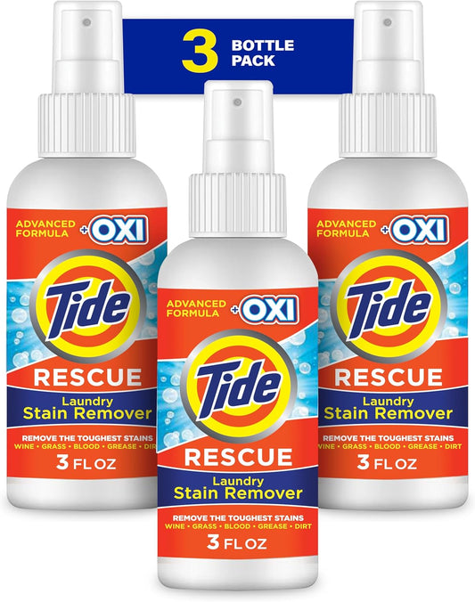 Tide Laundry Stain Remover Spray with Oxi, Travel Stain Remover for Clothes, Carpet, Upholstery