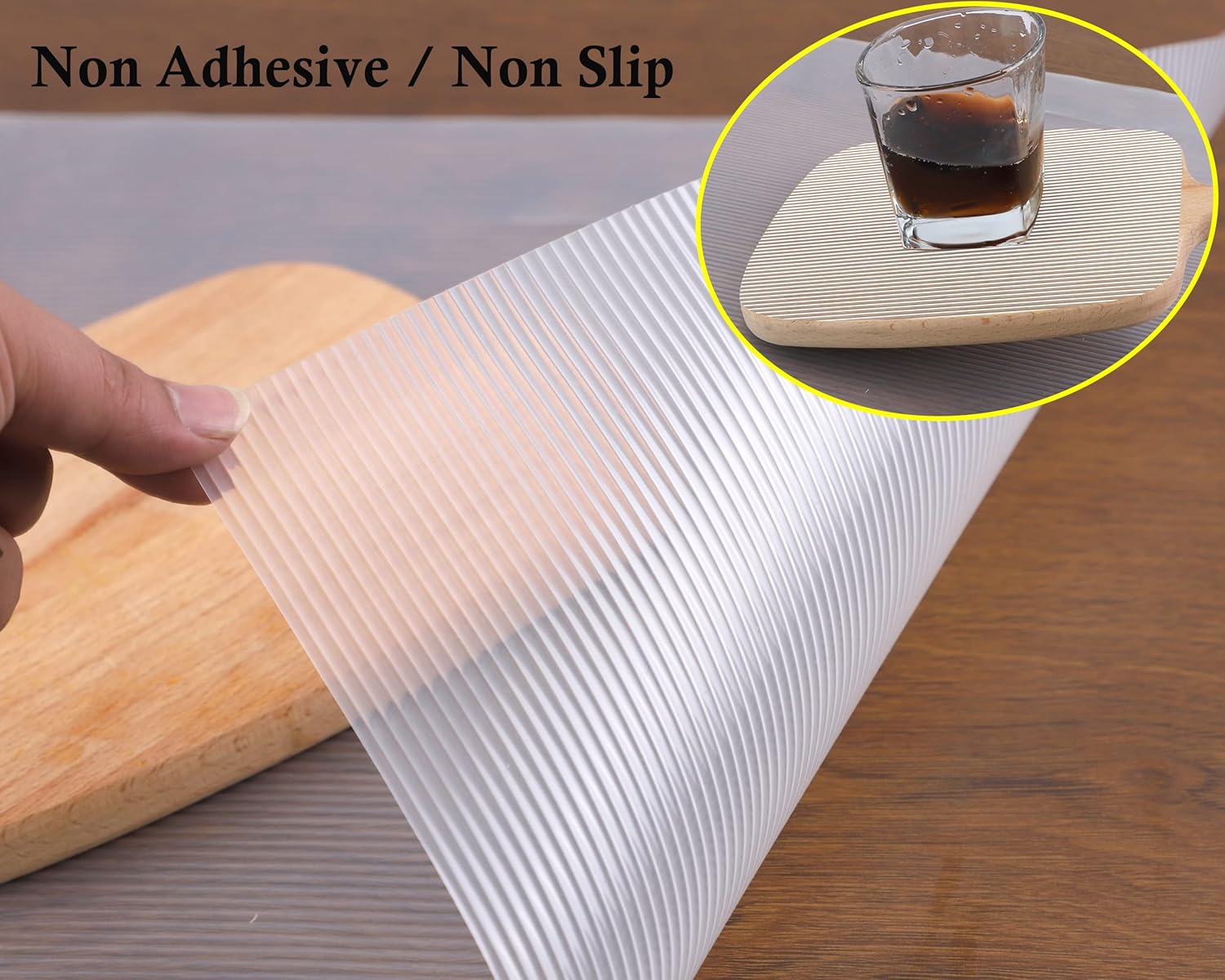 Shelf Liners for Kitchen Cabinets 11 Inch Wide X 20 Ft Non Adhesive Cabinet Drawer Liners Non Slip