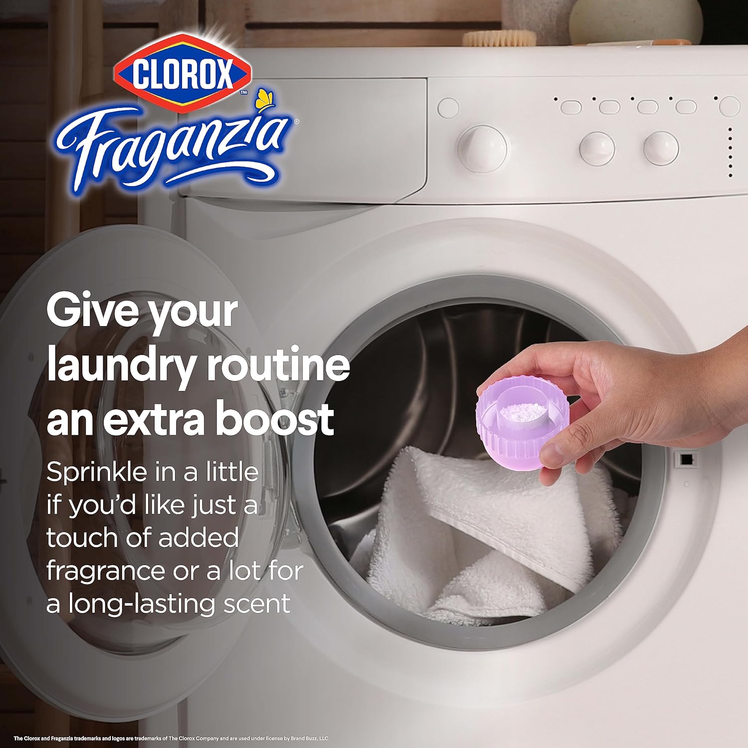 Clorox Fraganzia Laundry Scent Booster Crystals in Lavender with Eucalyptus Scent - Scented In-Wash
