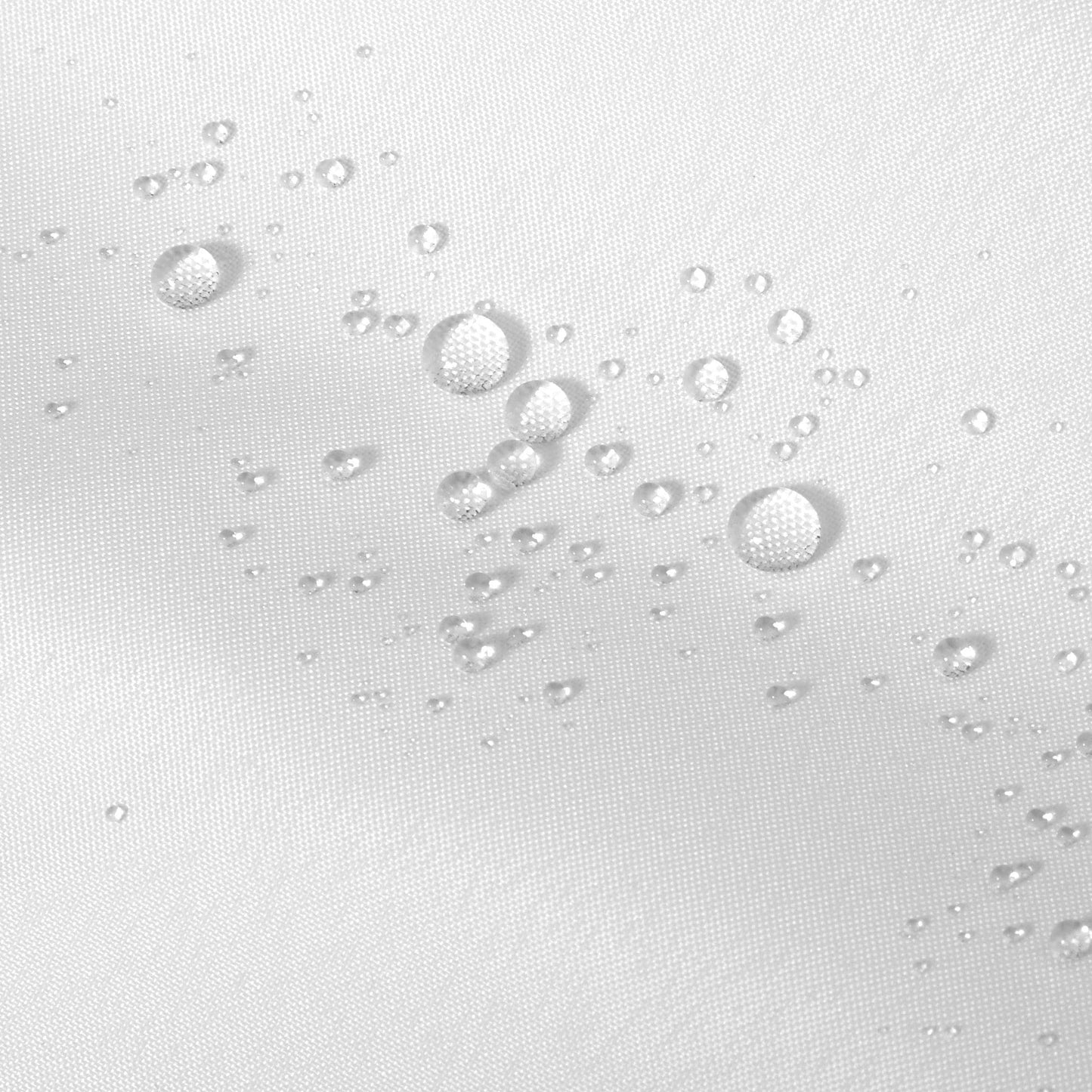 ALYVIA SPRING Waterproof Fabric Shower Curtain or Liner White, 72x72