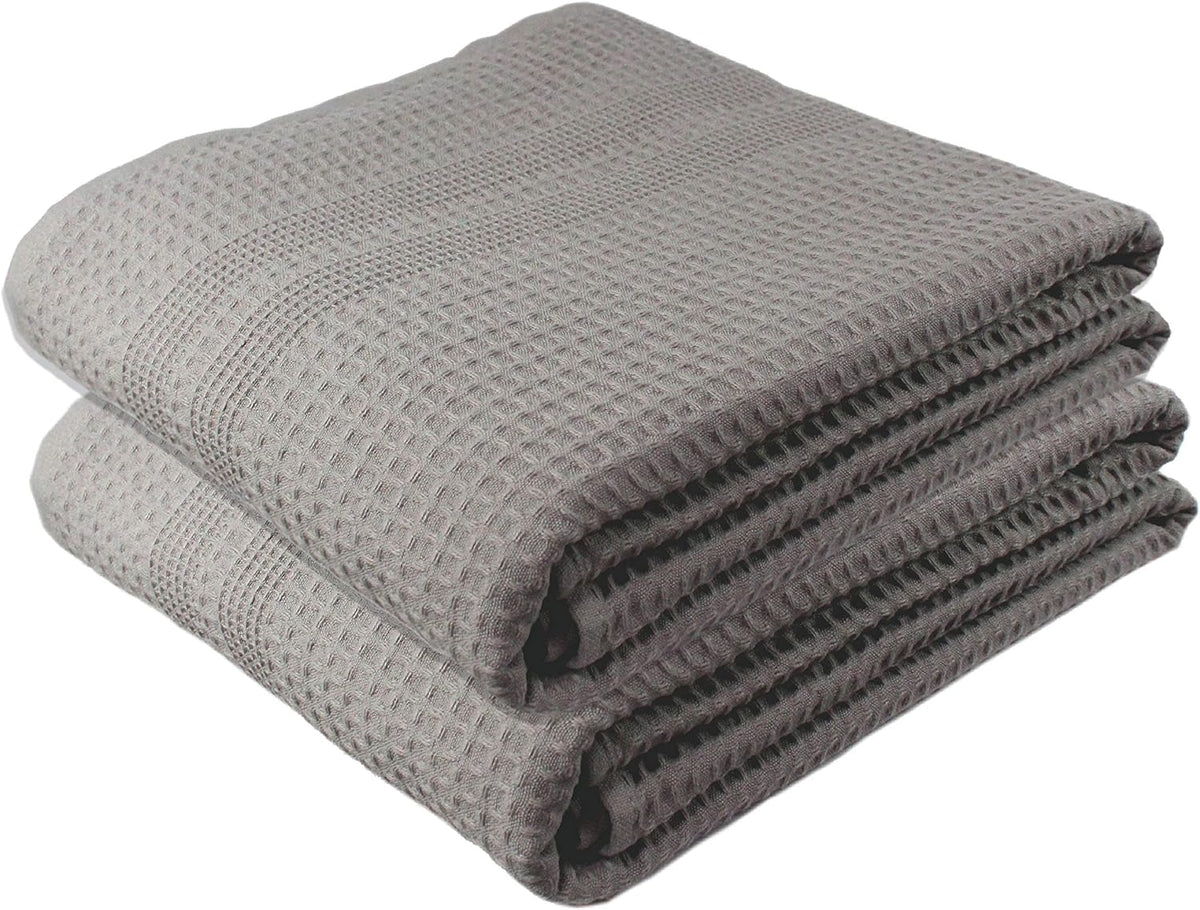 GILDEN TREE Waffle Bath Sheet Large Bath Towels Quick Dry Thin Body Towels, 40x80 Oversized Bath