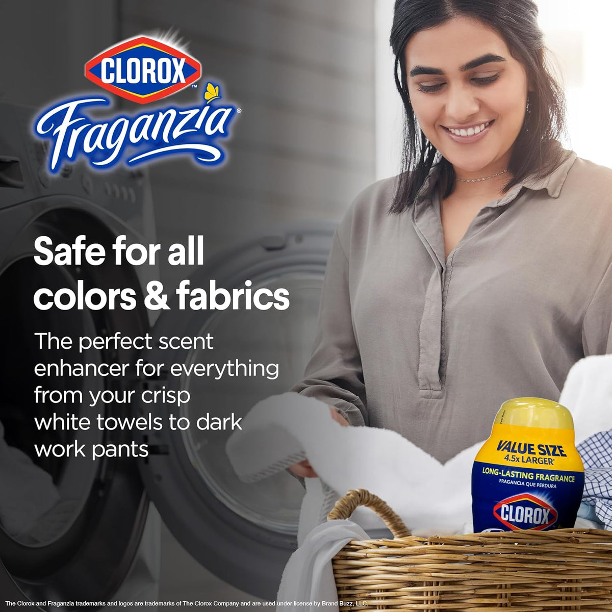 Clorox Fraganzia Laundry Scent Booster Crystals in Citrus Blossom Scent - Scented In-Wash Freshener