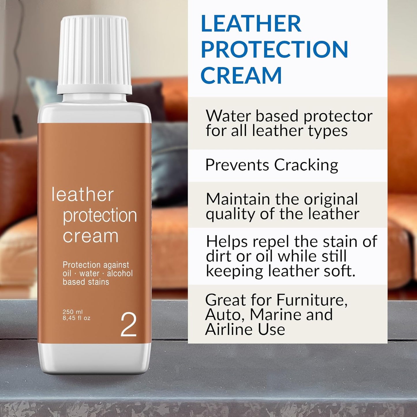 Leather Master Leather Care Kit | Leather Cleaner and Conditioner Kit | Cleans & Restores Car