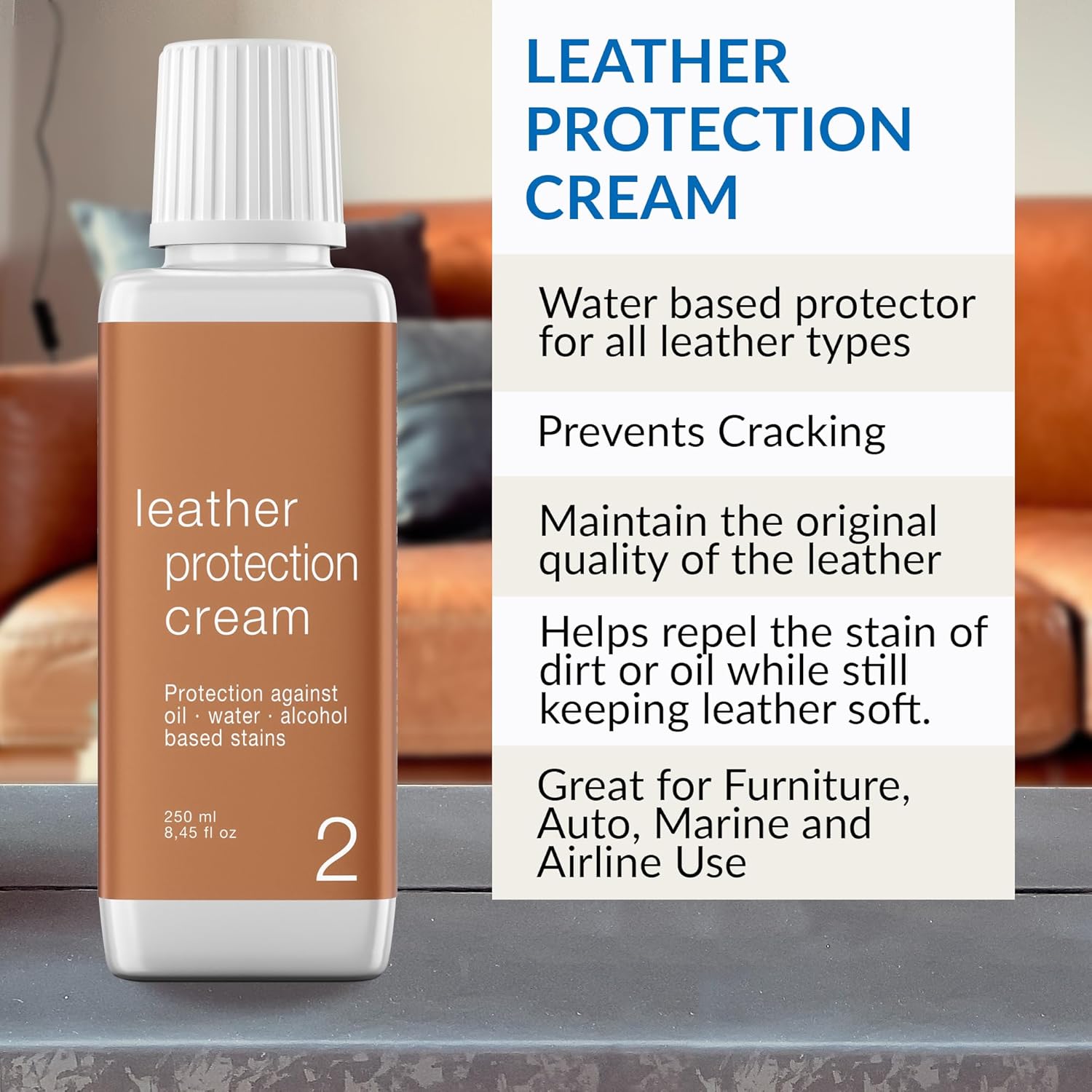 Leather Master Leather Care Kit | Leather Cleaner and Conditioner Kit | Cleans & Restores Car