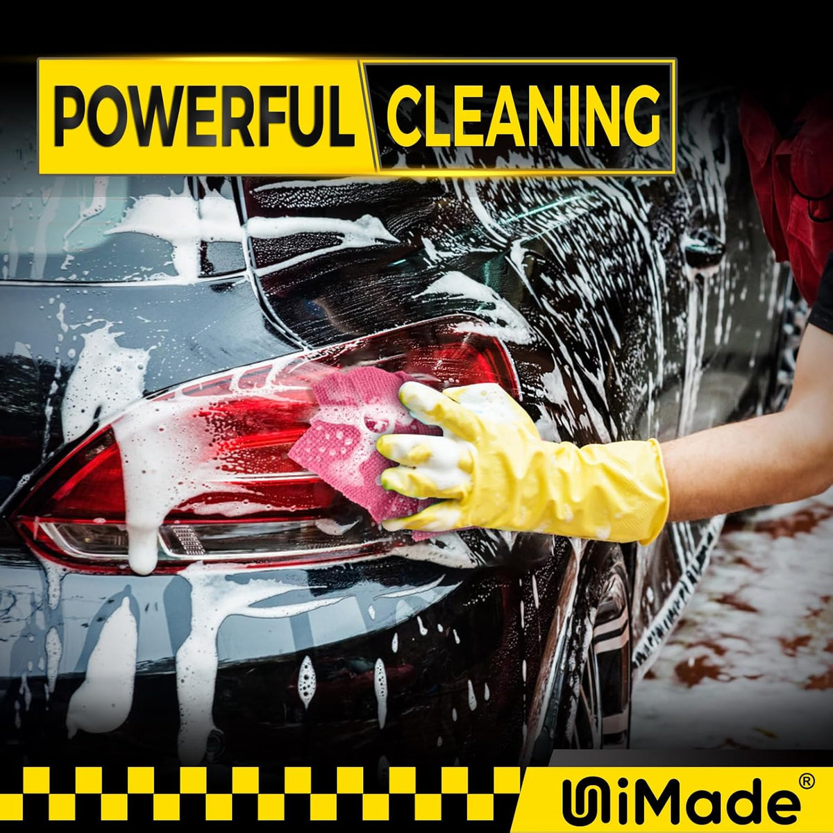 Microfiber Cleaning Cloth, 100PK Commercial Grade Work Rags Microfiber Towels for Cars Cleaning