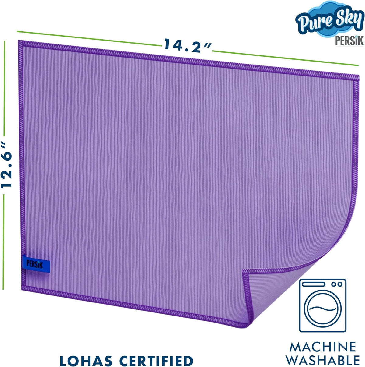 Pure-Sky Microfiber Cleaning Cloth - JUST ADD Water No Detergents Needed – Streak Free Magic Ultra
