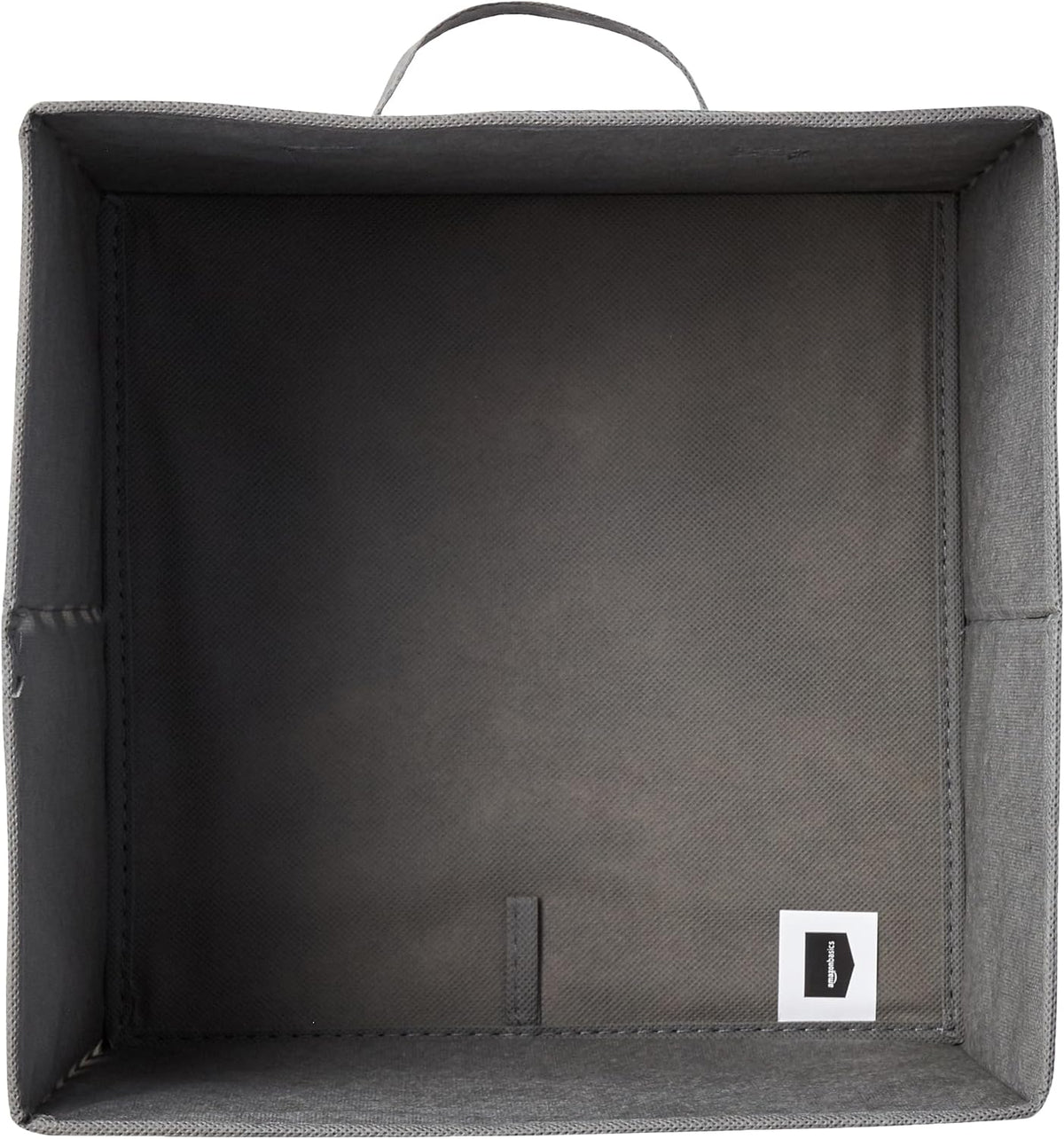 Amazon Basics Cube Organizer Storage Bins Handles, Collapsible Fabric, Pack of 6, 13"x13"x13"