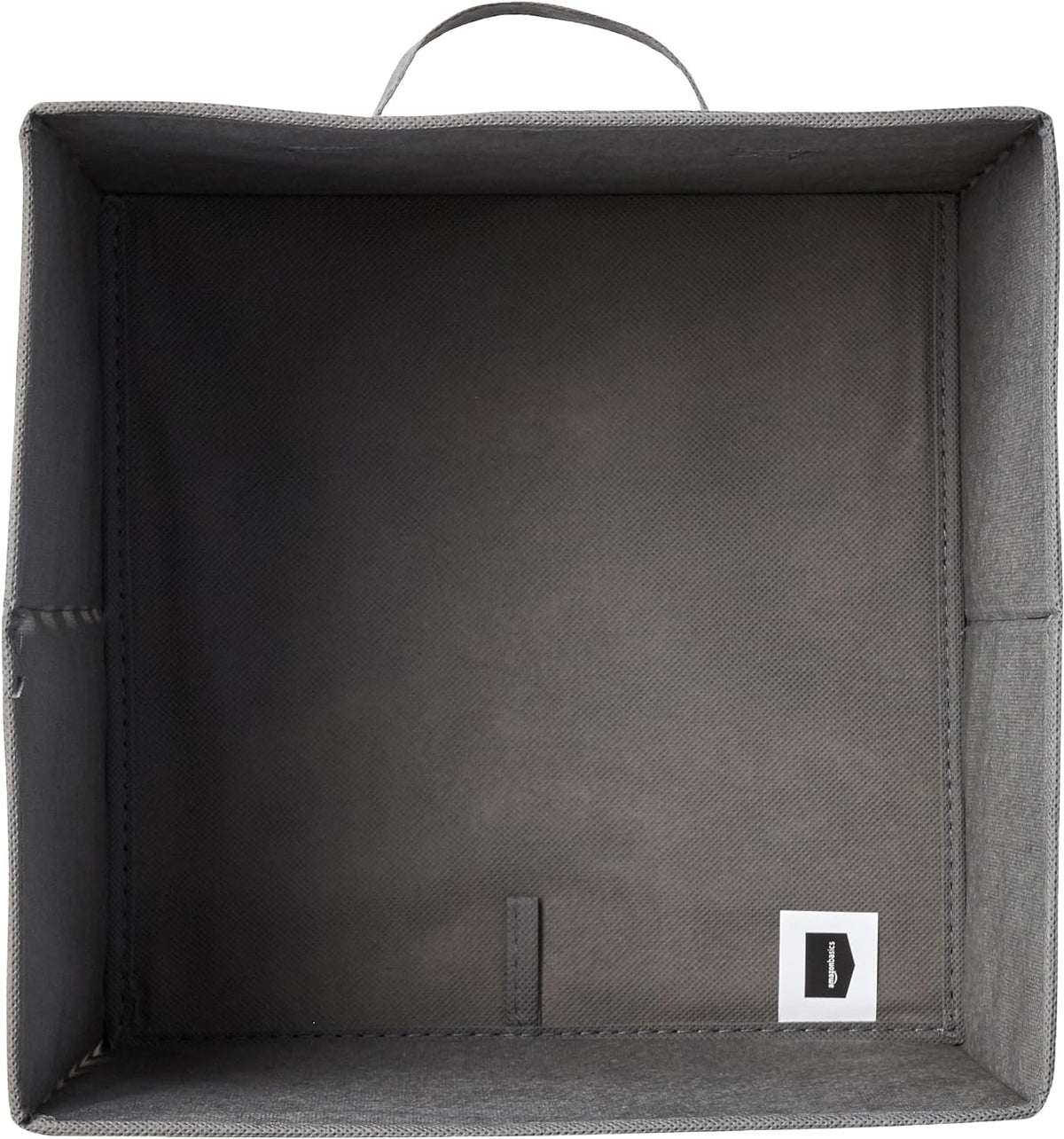 Amazon Basics Cube Organizer Storage Bins Handles, Collapsible Fabric, Pack of 6, 10.5"x10.5"x11"