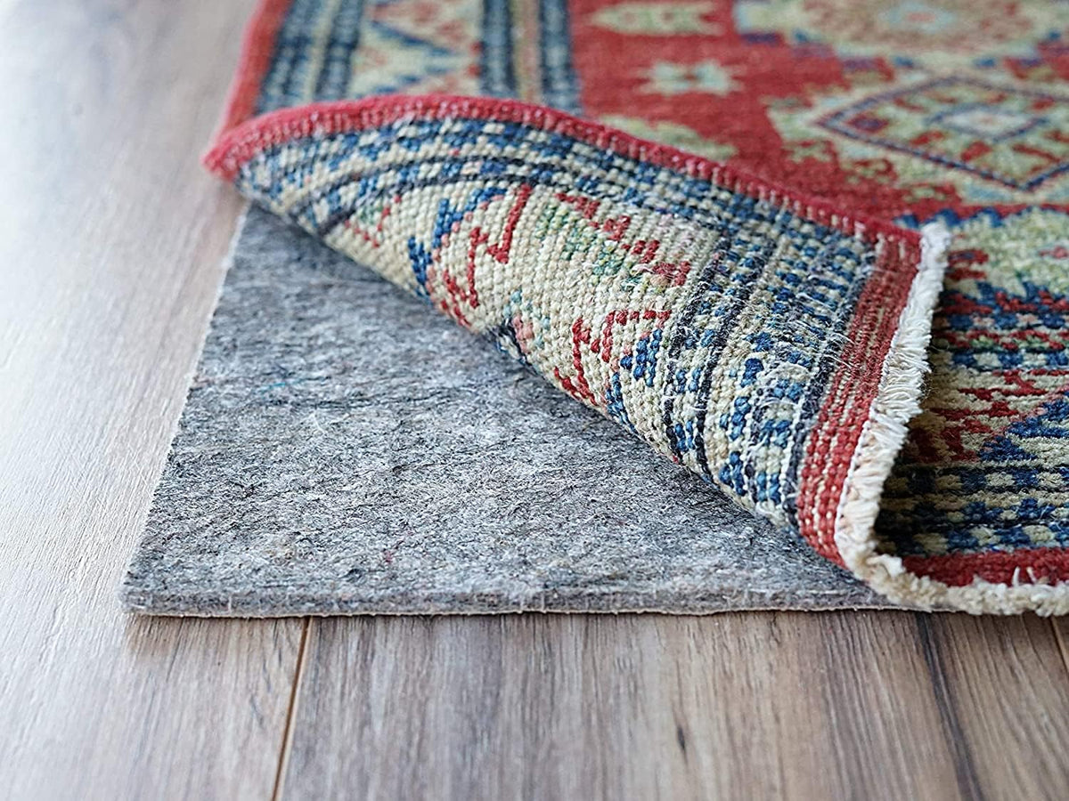 RUGPADUSA, Basics, 8' Round, 1/4" Thick, Felt + Rubber, Non-Slip Cushion Rug Pad, Also available