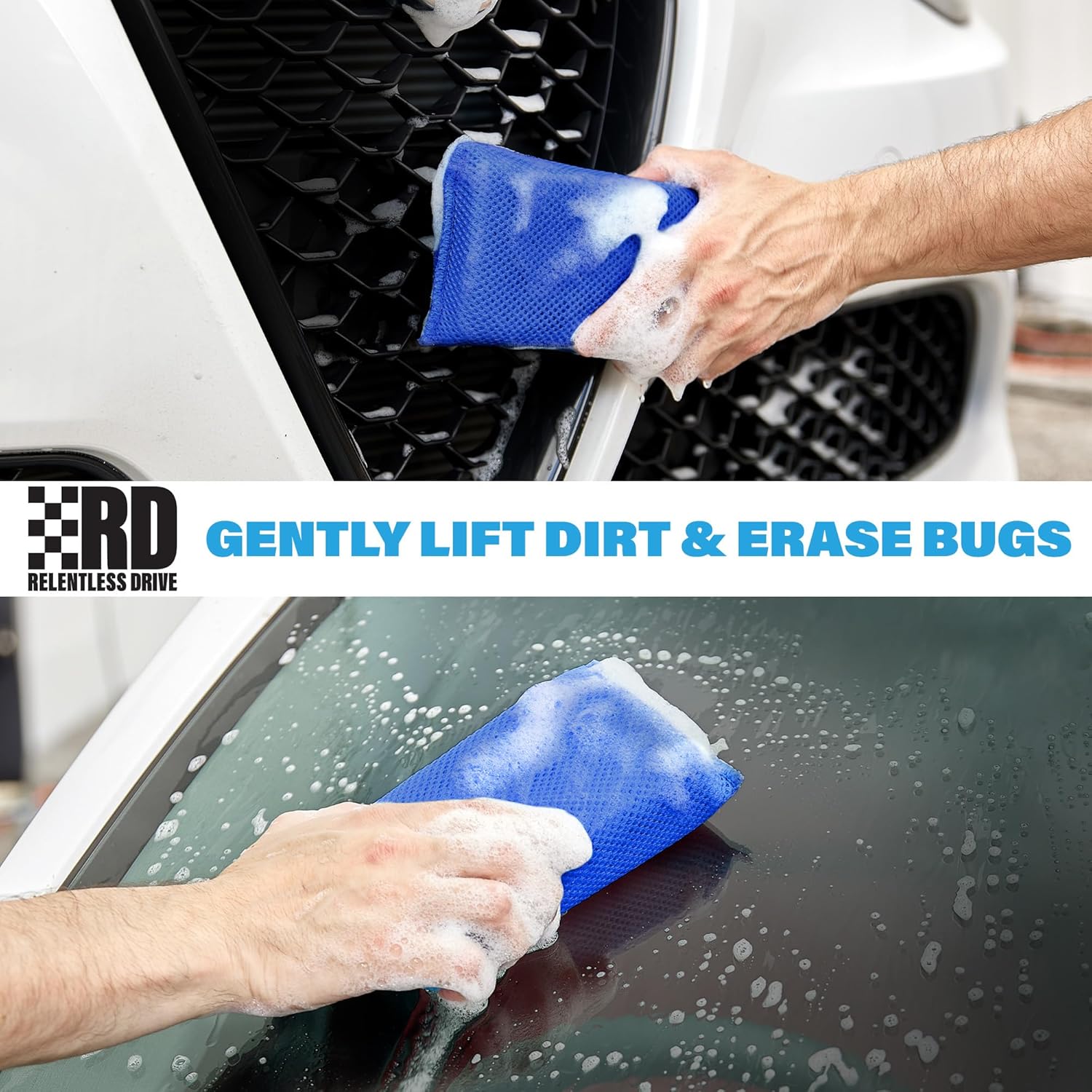 Bug Remover Car Wash Sponge (6 Pack) Bug and Tar Remover for Cars Exterior – view 2