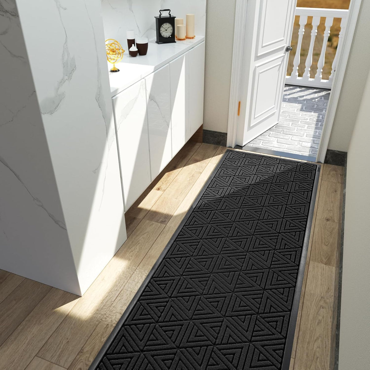 Yimobra Front Door Mat Outside Entrance 72 x 24, Waterproof and Washable Outdoor Mat, Non Slip