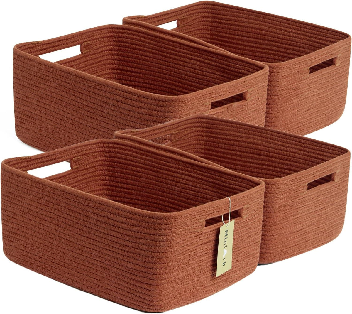 Large Storage Baskets for Organizing, Closet Shelf Baskets for Clothes Blanket Towels, Baby