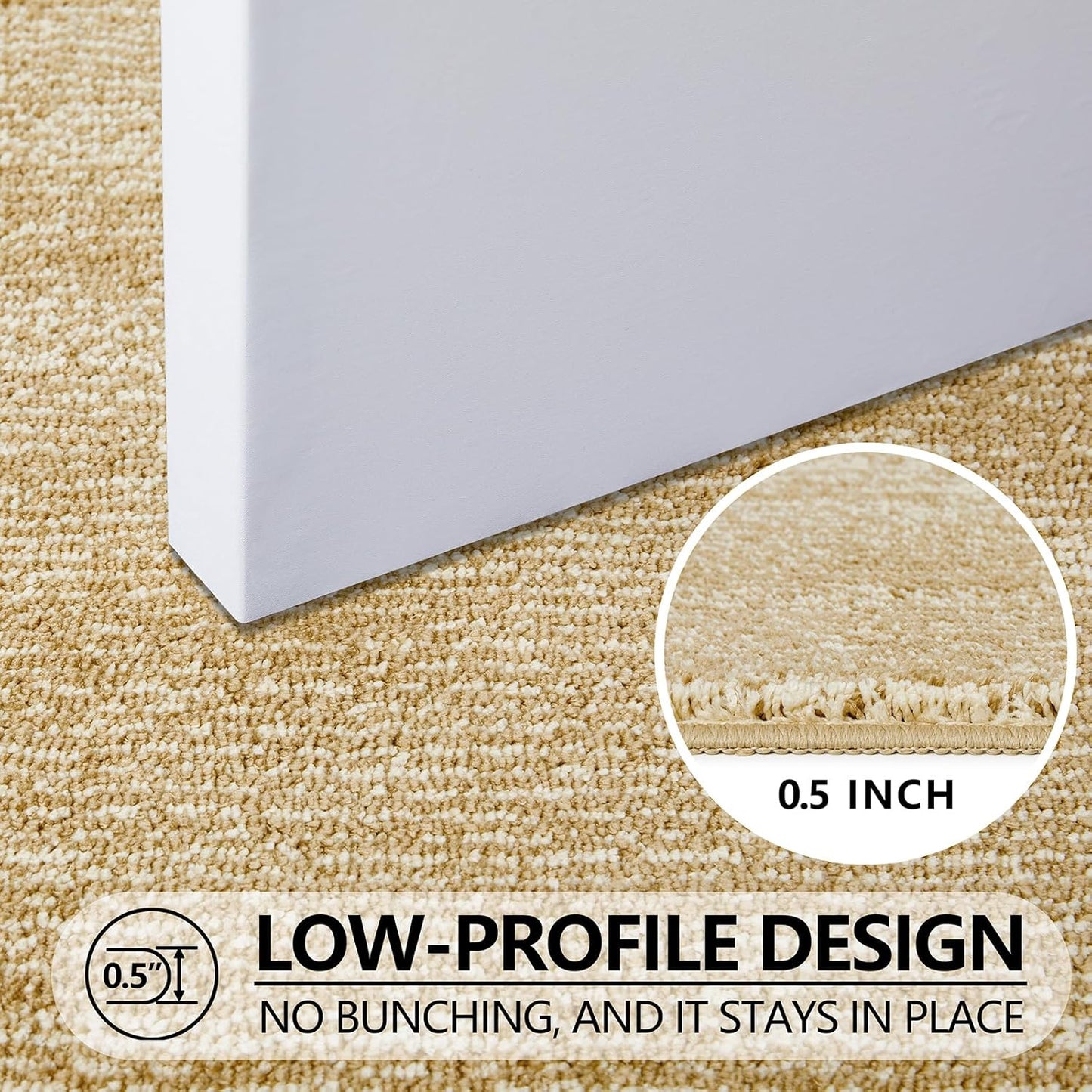 REFETONE Indoor Doormat, Front Door Mat 24"x36" Absorbent Rubber Backing Non Slip Back Door Mats