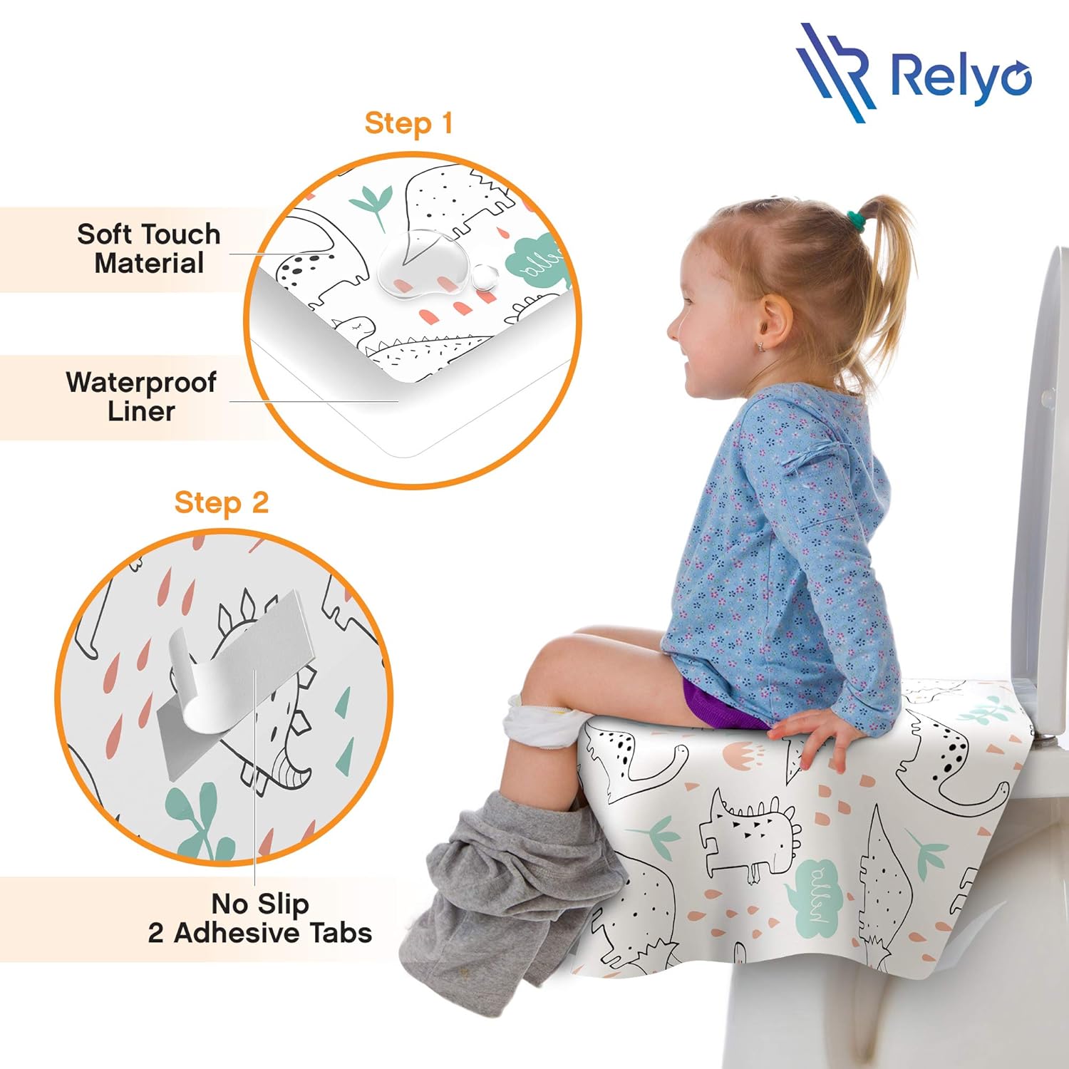 Toilet Seat Covers Disposable - 20 Pack - Waterproof, Ideal for Kids and Adults – Extra Large