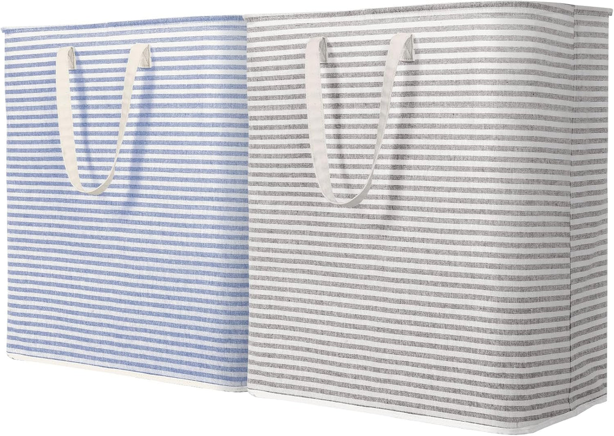 Lifewit 2 Pack Laundry Hamper Large Collapsible Laundry Basket, Freestanding Waterproof Cloth