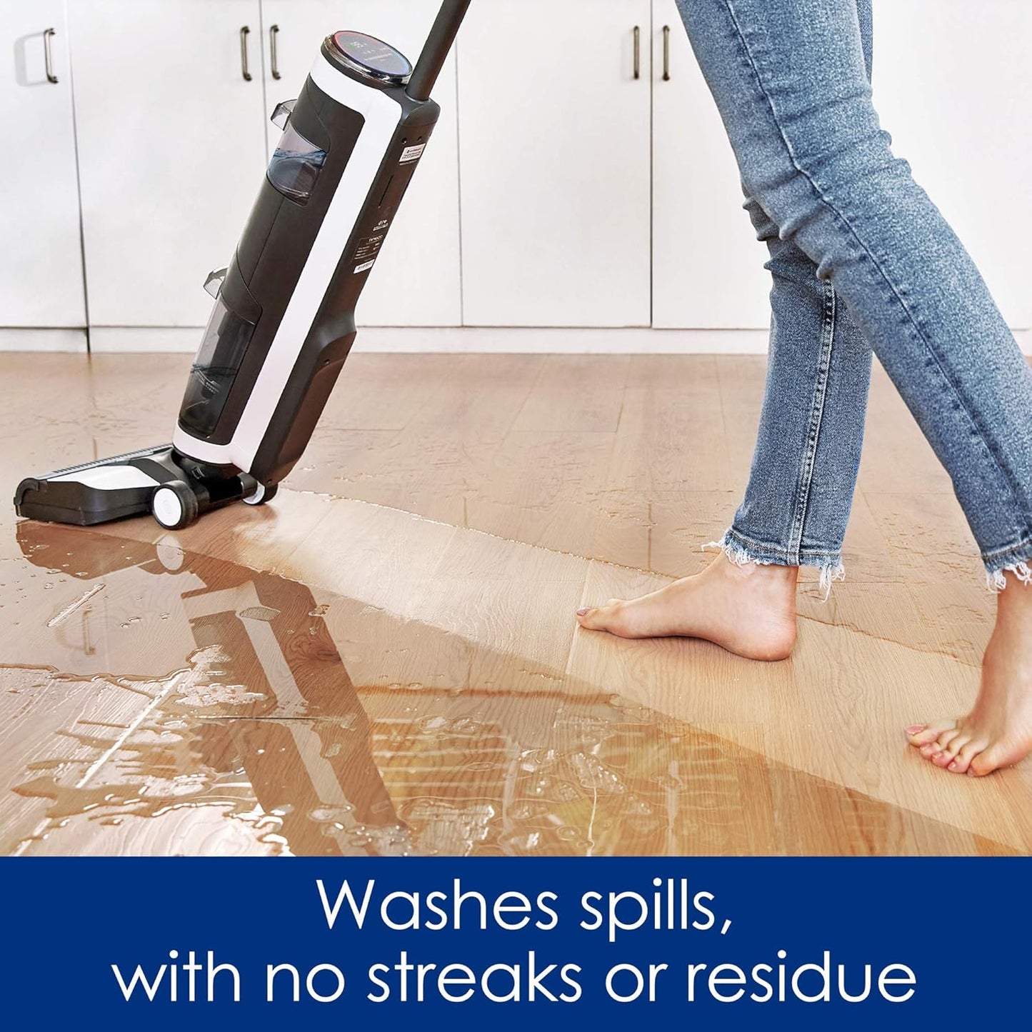 Tineco Floor ONE S3 Cordless Hardwood Floors Cleaner, Lightweight Wet Dry Vacuum Cleaners for