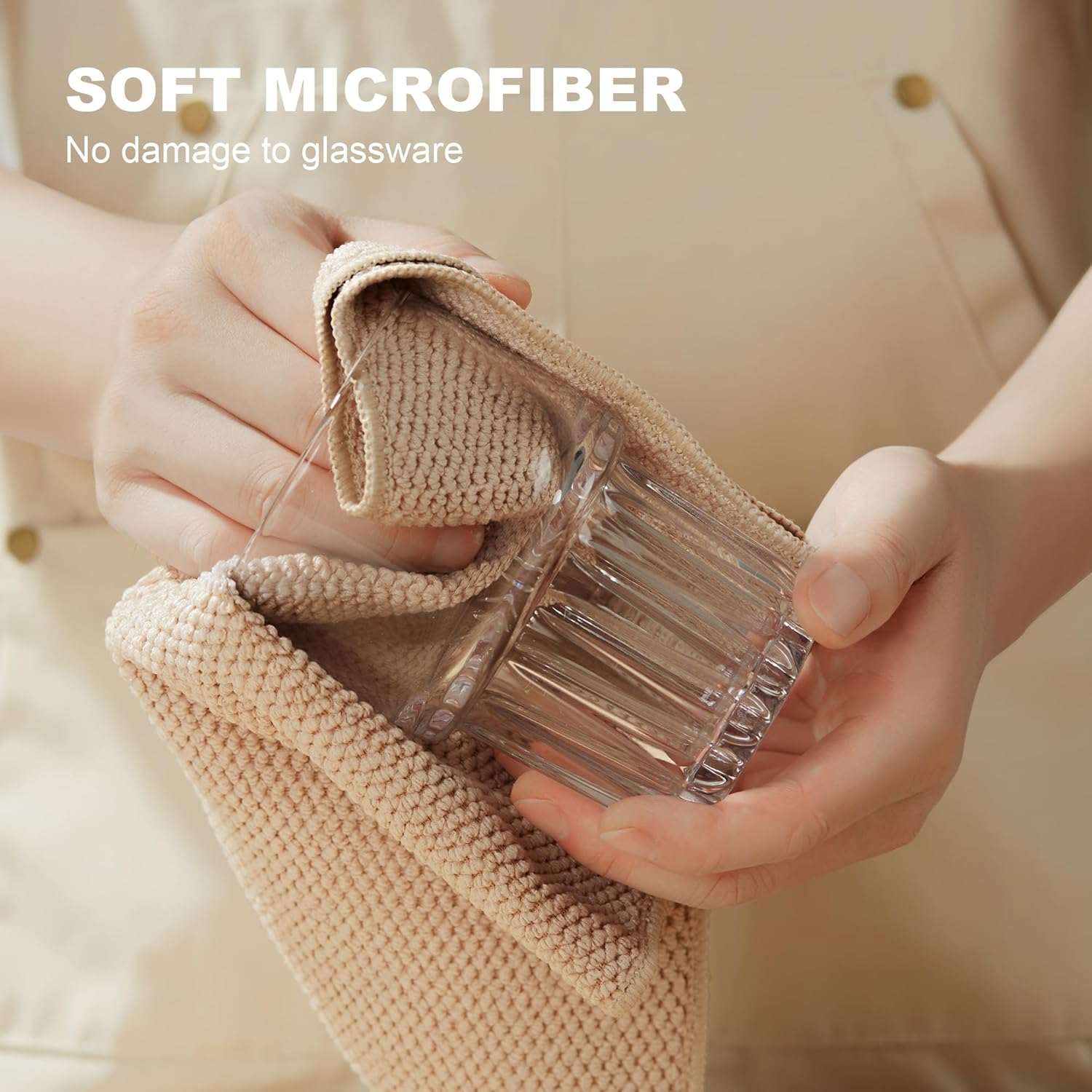 JOYMOOP Microfiber Cleaning Cloth, Soft Absorbent Cloth, Multi-Purpose Cleaning Cloth, Highly