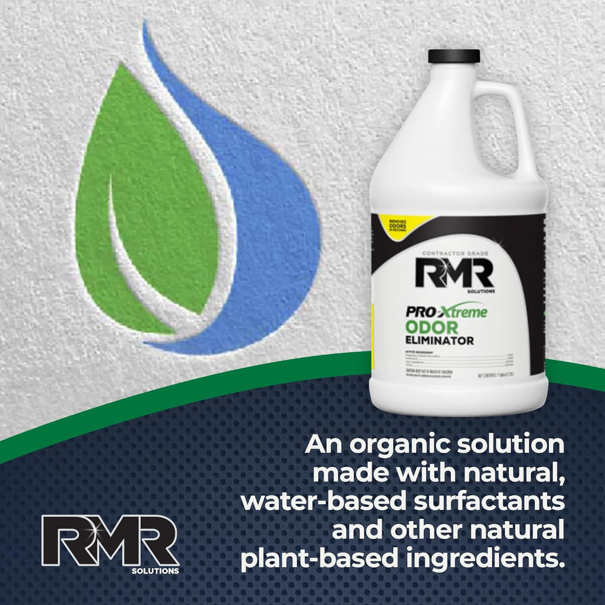 RMR PRO-Xtreme Odor Eliminator, Commercial-Strength Formula, Naturally Destroys Odors, Organic