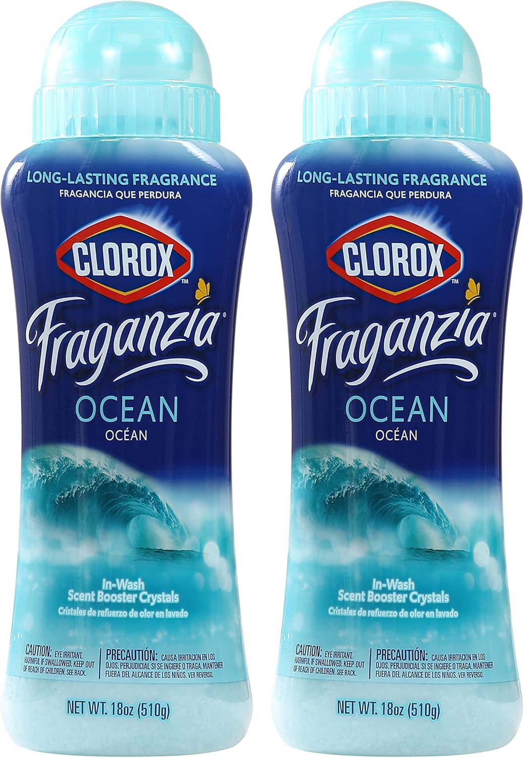 Clorox Fraganzia Laundry Scent Booster Crystals in Ocean Scent - Scented In-Wash Freshener Beads