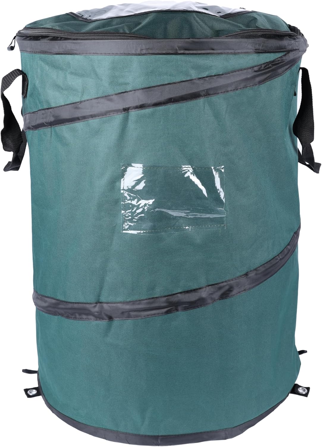 Coghlan's Deluxe Durable Pop-Up Trash Can – Collapsible Garbage Bin with Zippered Lid, Bag Clips