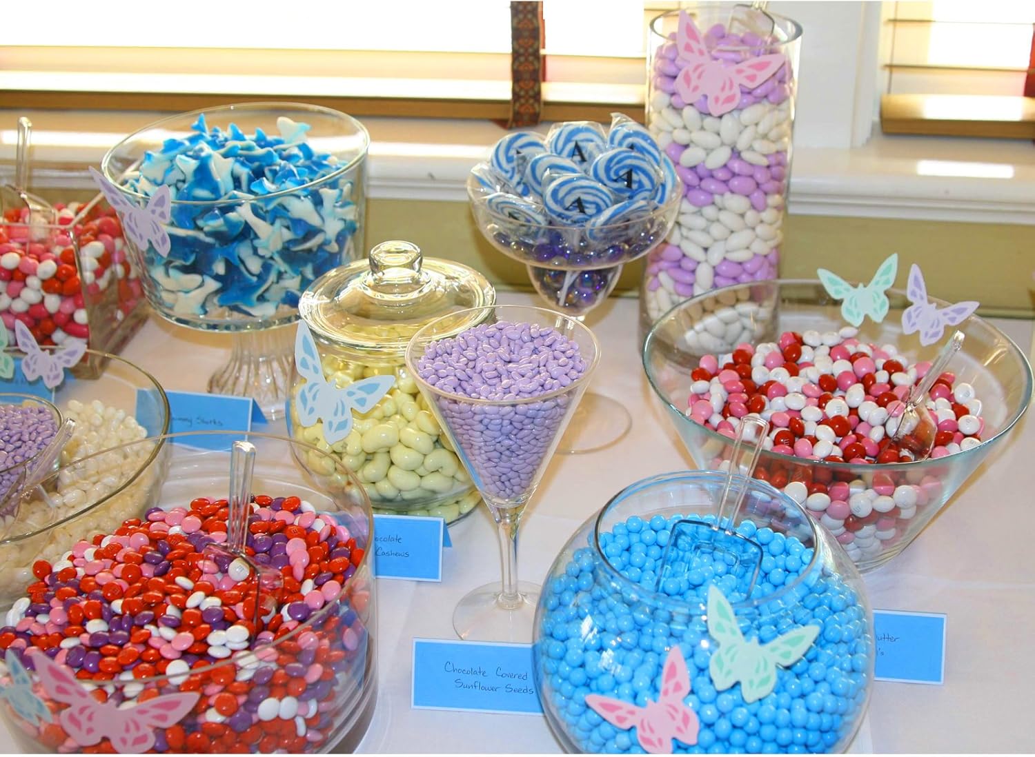 Clear Mini Plastic Acrylic Scoops 12 Pcs | 5.5” Kitchen Scoop | Wedding Desserts | Candy Buffet