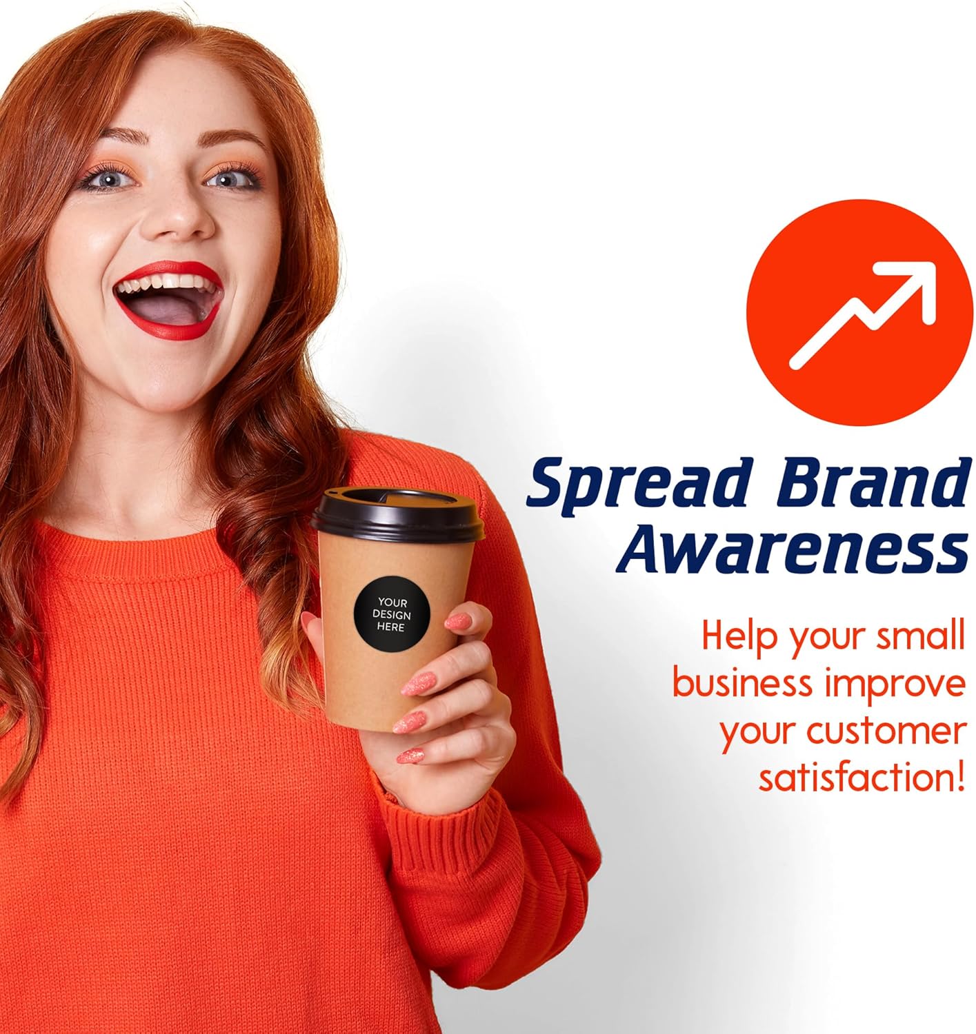 5-1000 Custom Vinyl Stickers - Upload Your own Image, Text, Design, Logo - Personalized Logo Labels