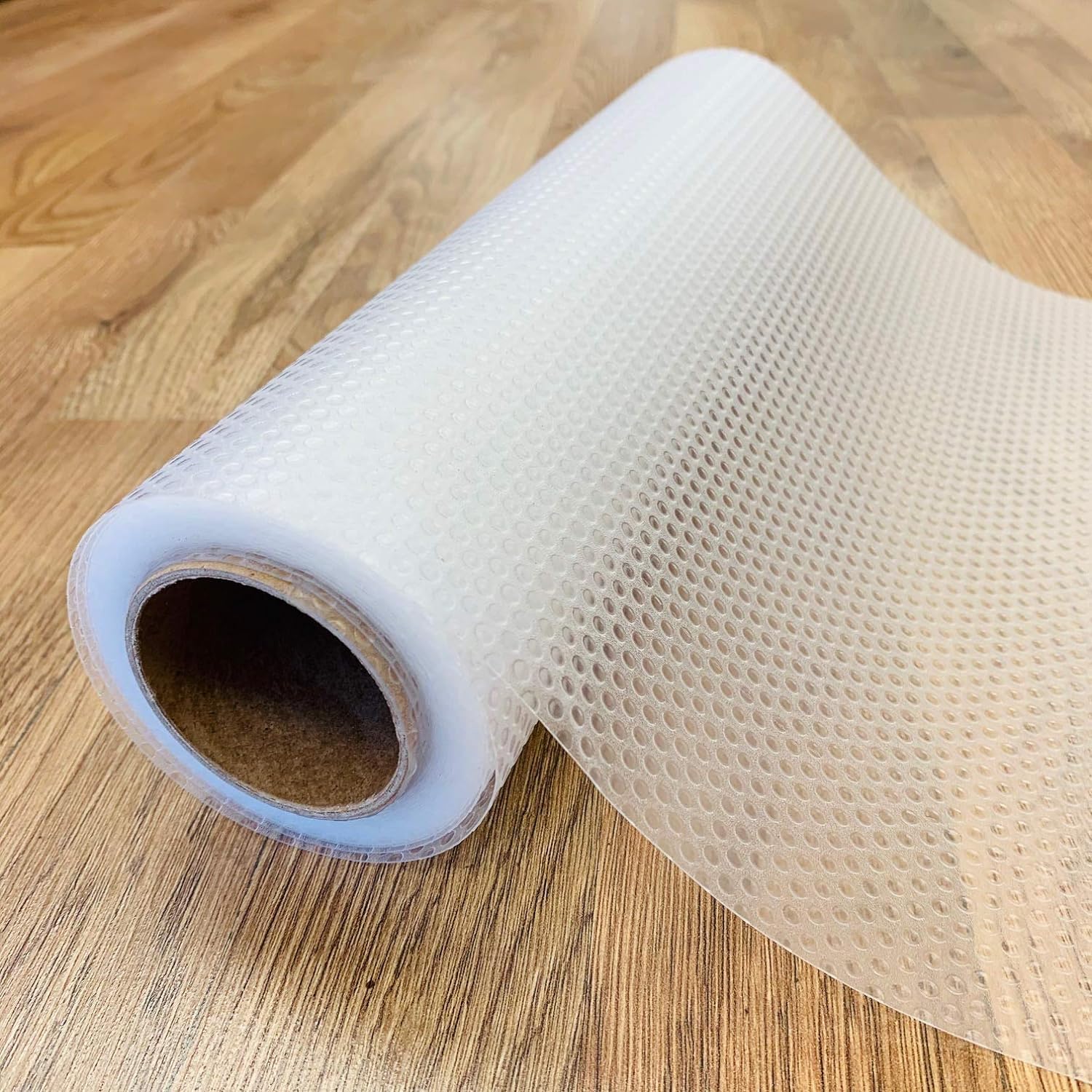 EVALAND 13.8" x 20 FT Non-Slip Shelf Liner, Non-Adhesive, BPA-Free, Waterproof Pantry Liner for