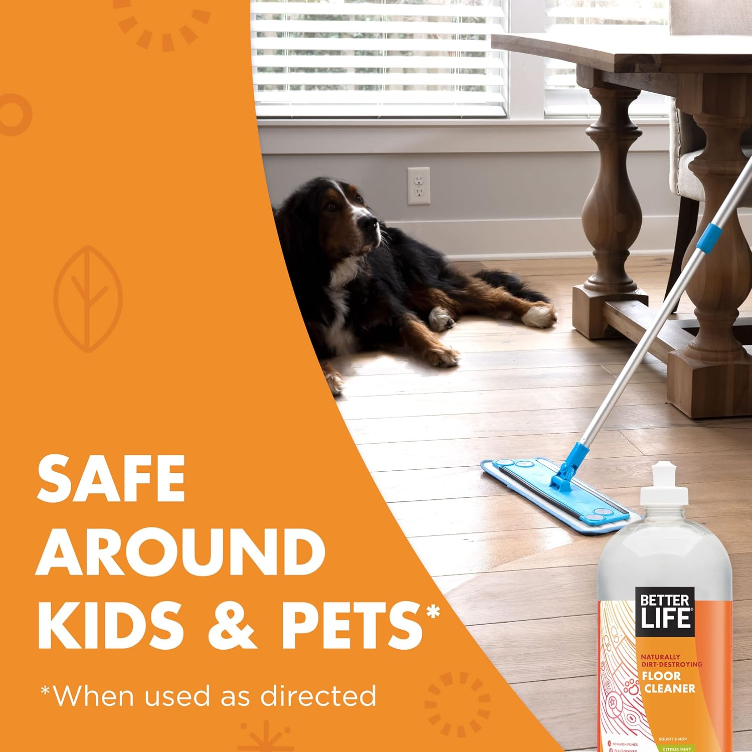Better Life Floor Cleaner Concentrate - Liquid Multipurpose Cleaner for Wood, Tile, Laminate