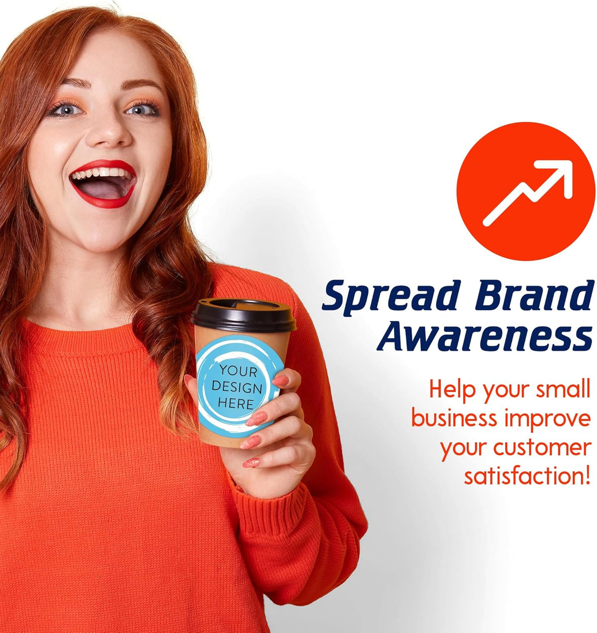 100 Custom Vinyl Stickers - Upload Your own Image, Text, Design, Logo - Personalized Logo Labels