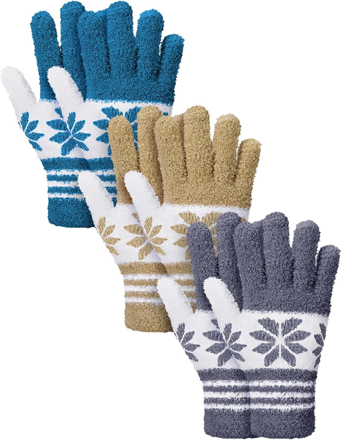 Patelai 3 Pairs Microfiber Plant Dusting Gloves Leaf Cleaning Gloves for Indoor Plants, Blinds
