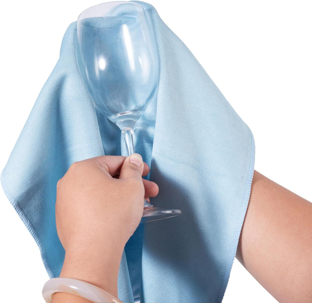 KLNYOO Microfiber Glass Cleaning Cloths Lint Free Streak Free Quickly and Easily Clean Windows &
