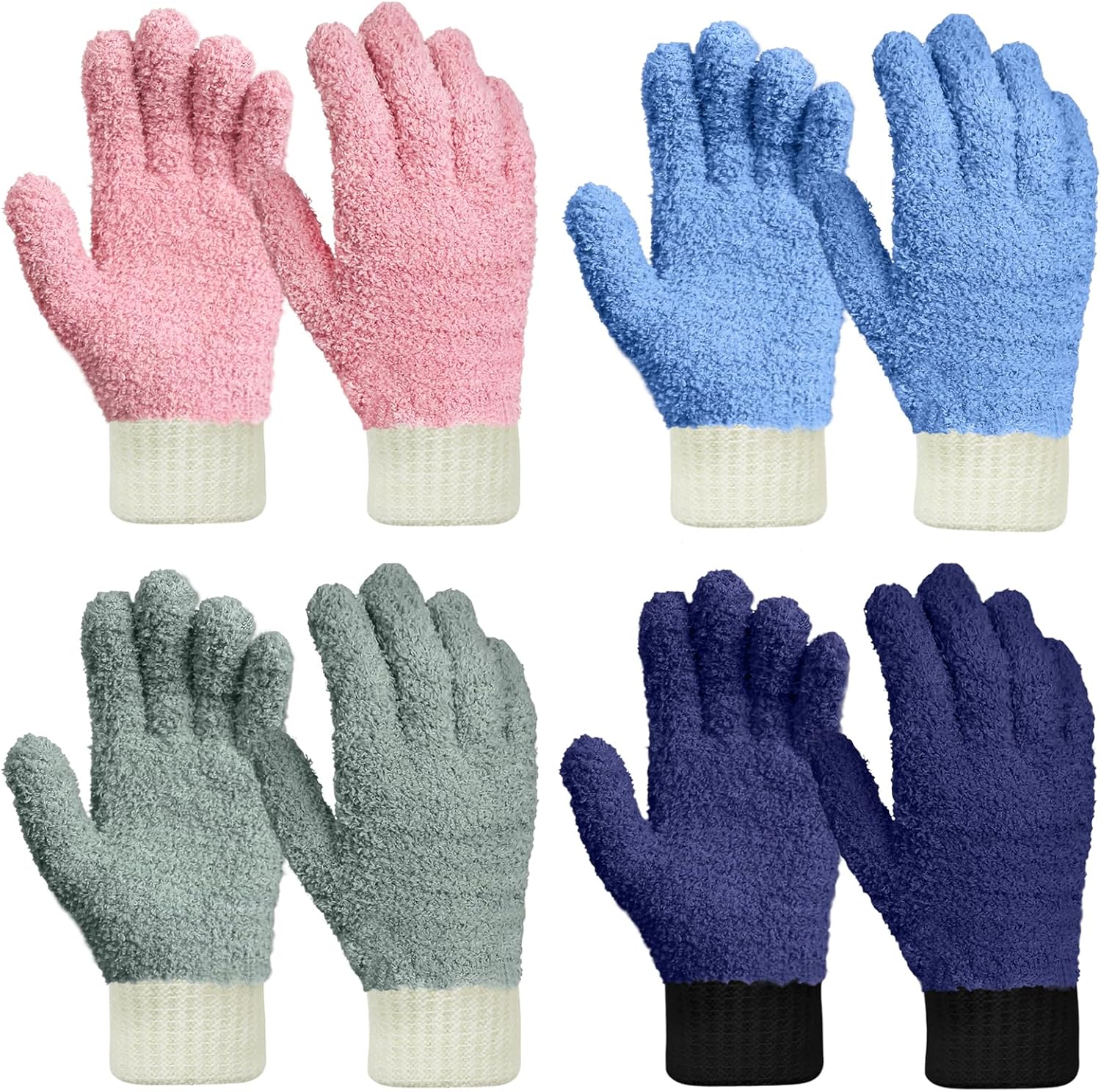 MIG4U Microfiber Dusting Gloves Washable Reusable Cleaning Mittens Gloves Kitchen House Cleaning