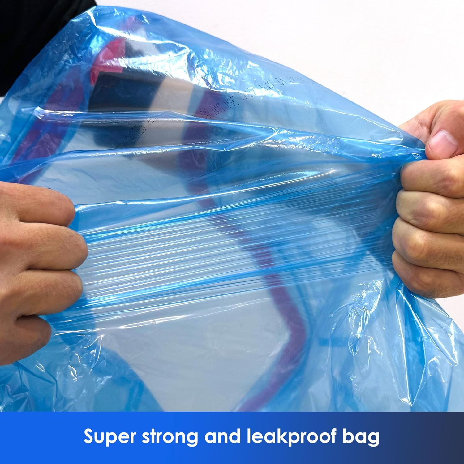 13 Gallon Recycling Trash Bags, Unscented 200 Count Drawstring Tall Kitchen Garbage Bags