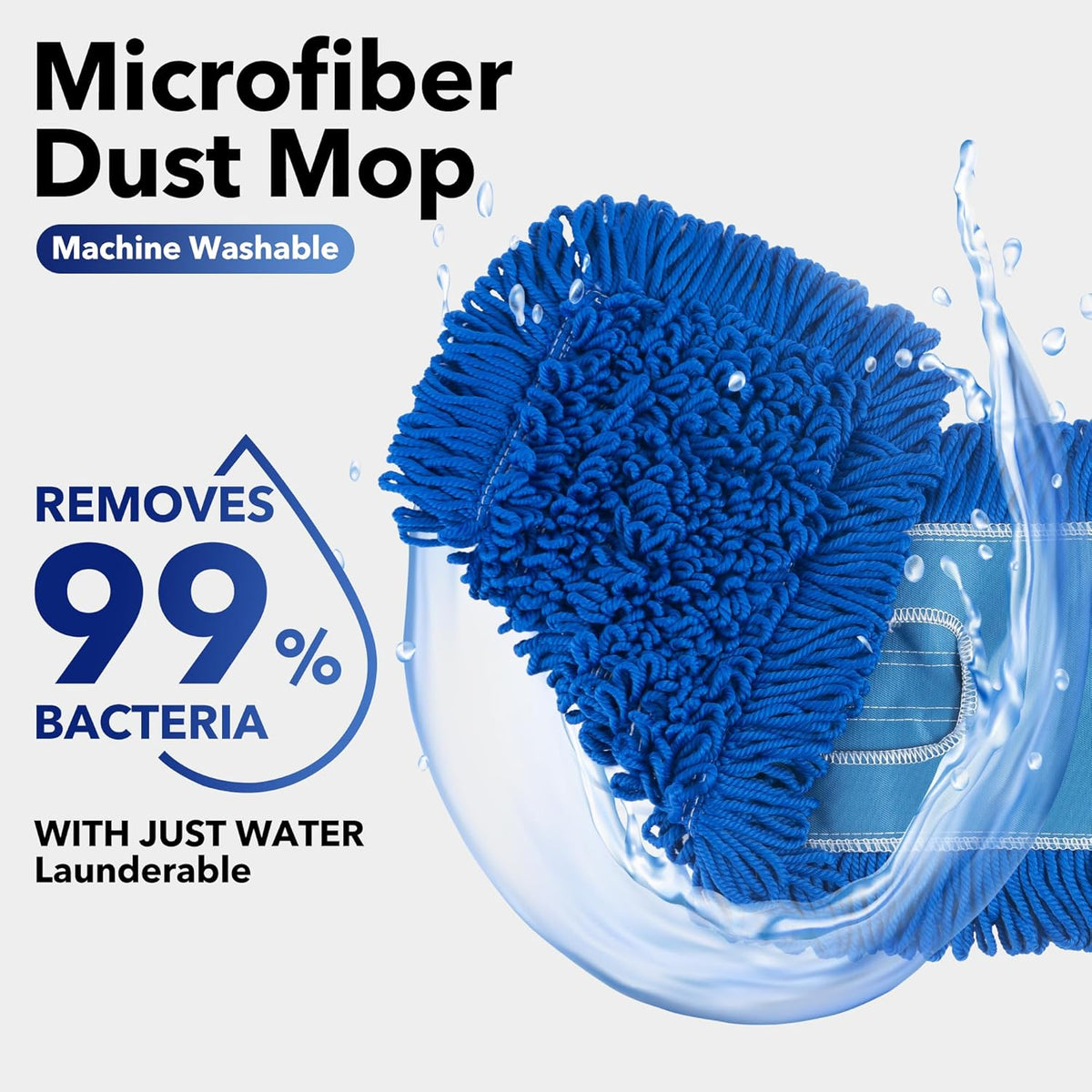 Matthew 36'' Microfiber Loop Dust Mop Washable Commercial&Residential Heavy Duty Mop Head