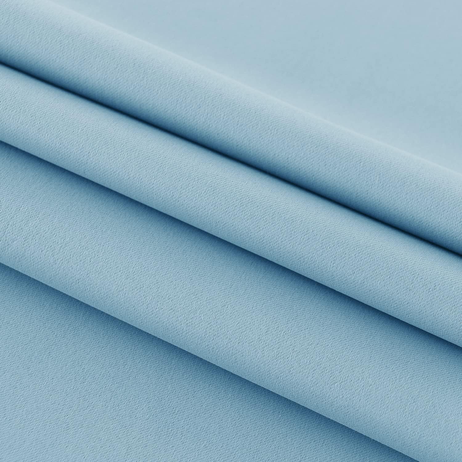 DWCN French Door Curtains – Rod Pocket Thermal Blackout Curtain for Doors with Glass Window
