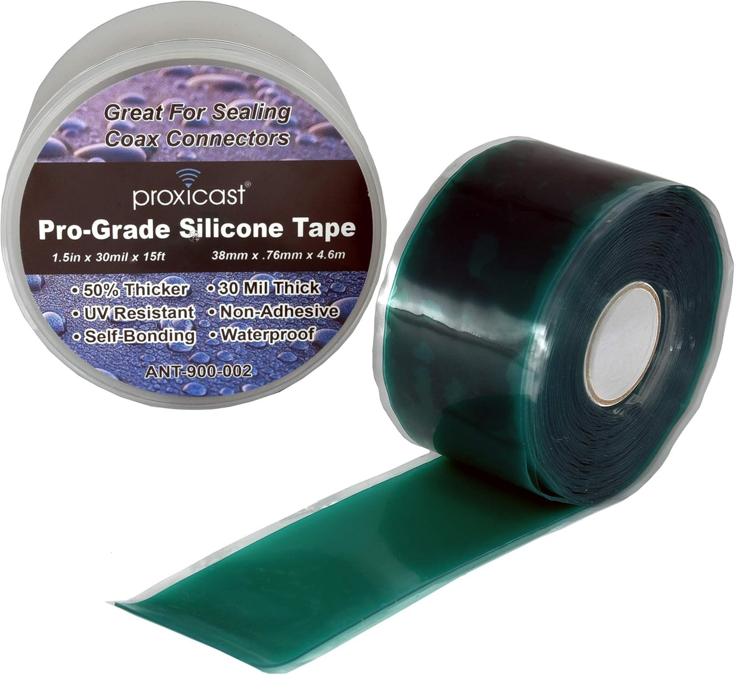 Proxicast Pro-Grade Extra Strong 30mil Weatherproof Self-Fusing Silicone Rubber Sealing Tape For