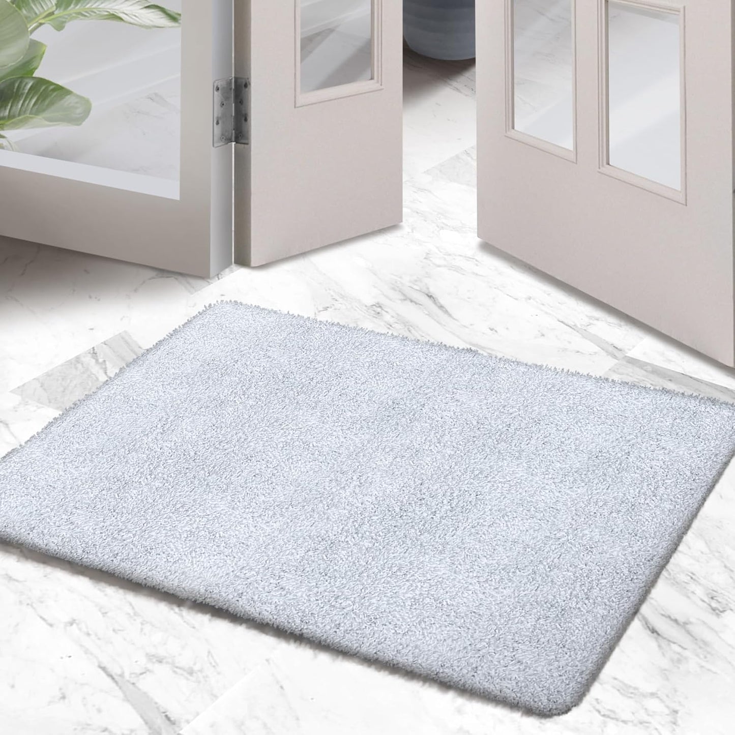 Premium Microfiber Indoor Door Mat – 24"x36" Washable Entry Mat, Non-Slip, Waterproof Backing