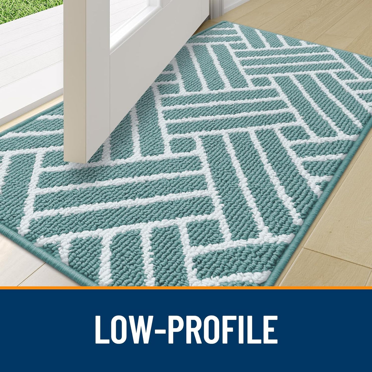 OLANLY Indoor Door Mat, 36x24 Inch, Dirt Resistant and Absorbent, Non-Slip Rubber Backing Floor