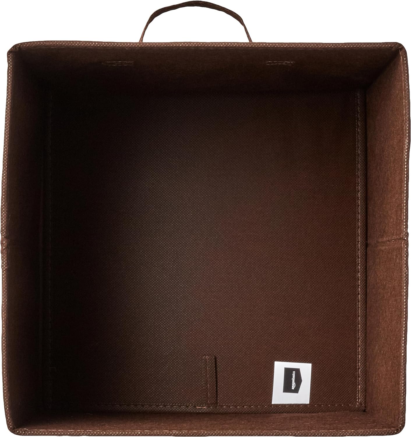 Amazon Basics Cube Organizer Storage Bins Handles, Collapsible Fabric, Pack of 6, 10.5"x10.5"x11"