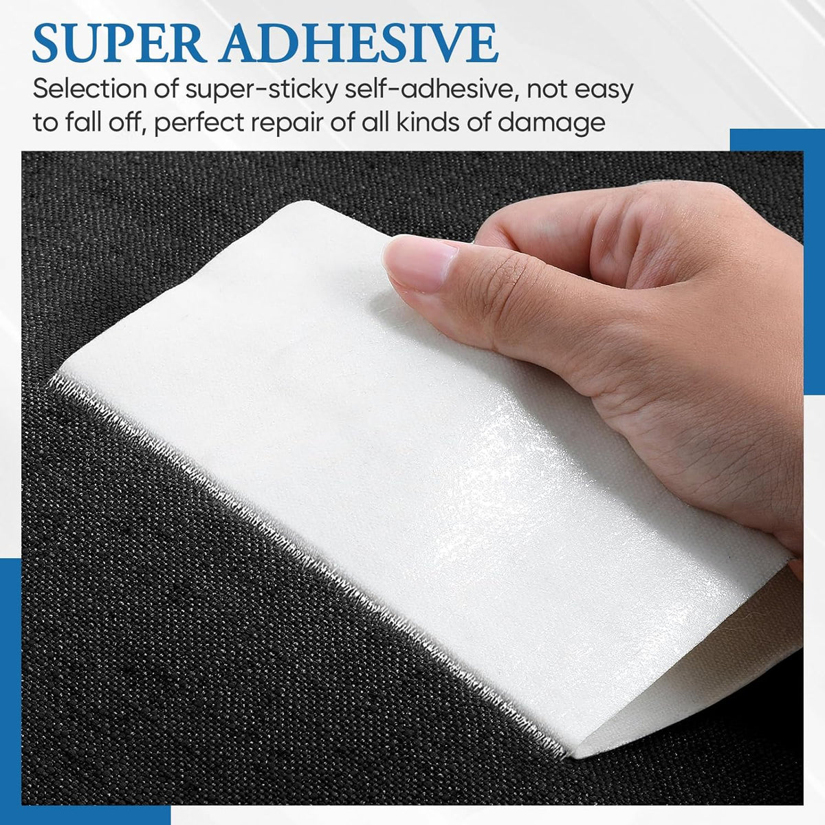 Canvas Repair Patch 5.5 x 8 Inches 6Pcs Self-Adhesive Waterproof Canvas Patch Kit for Repairing
