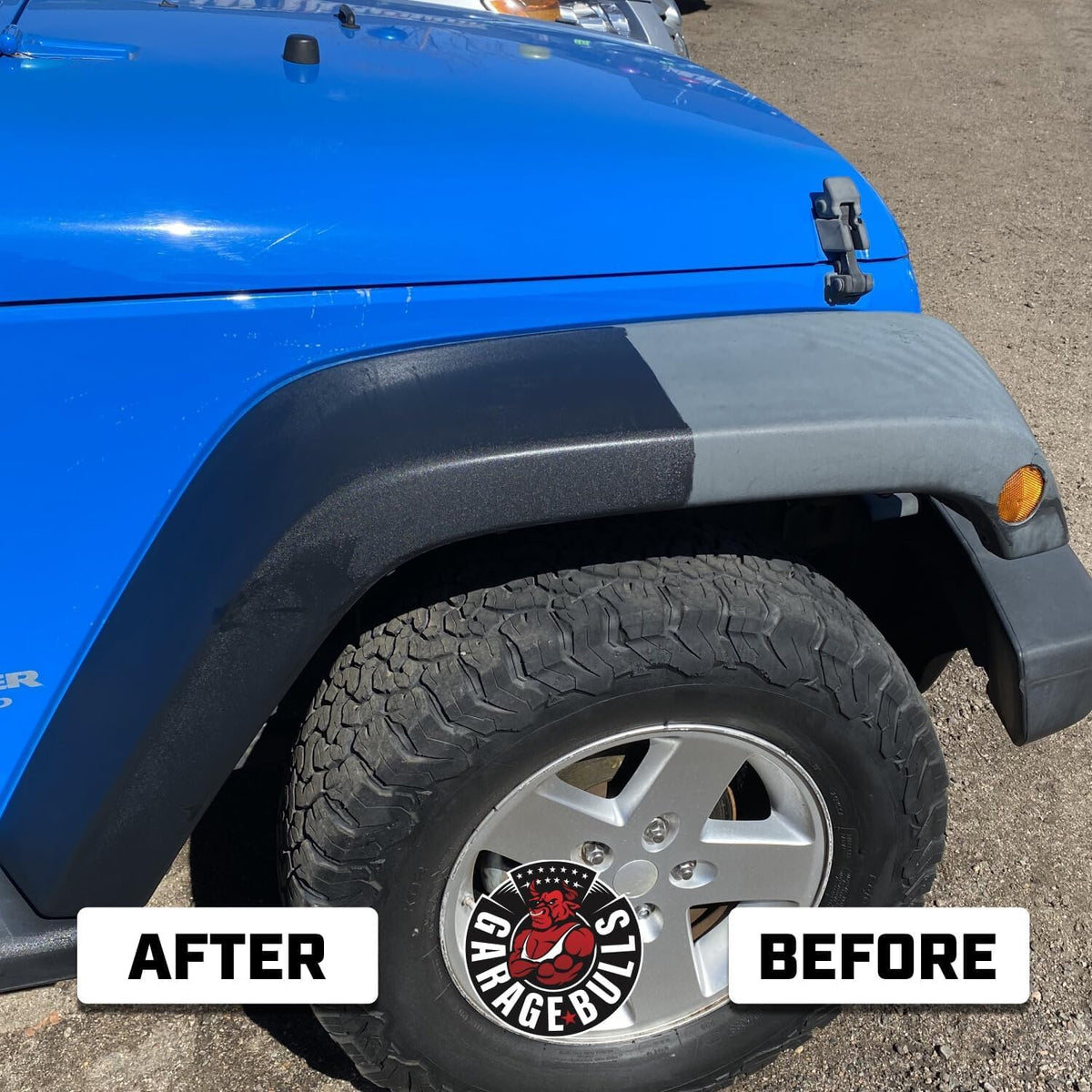 garage bulls Car Plastic Restorer & Hydrophobic Trim Ceramic Coating Kit Long Lasting Coating Car