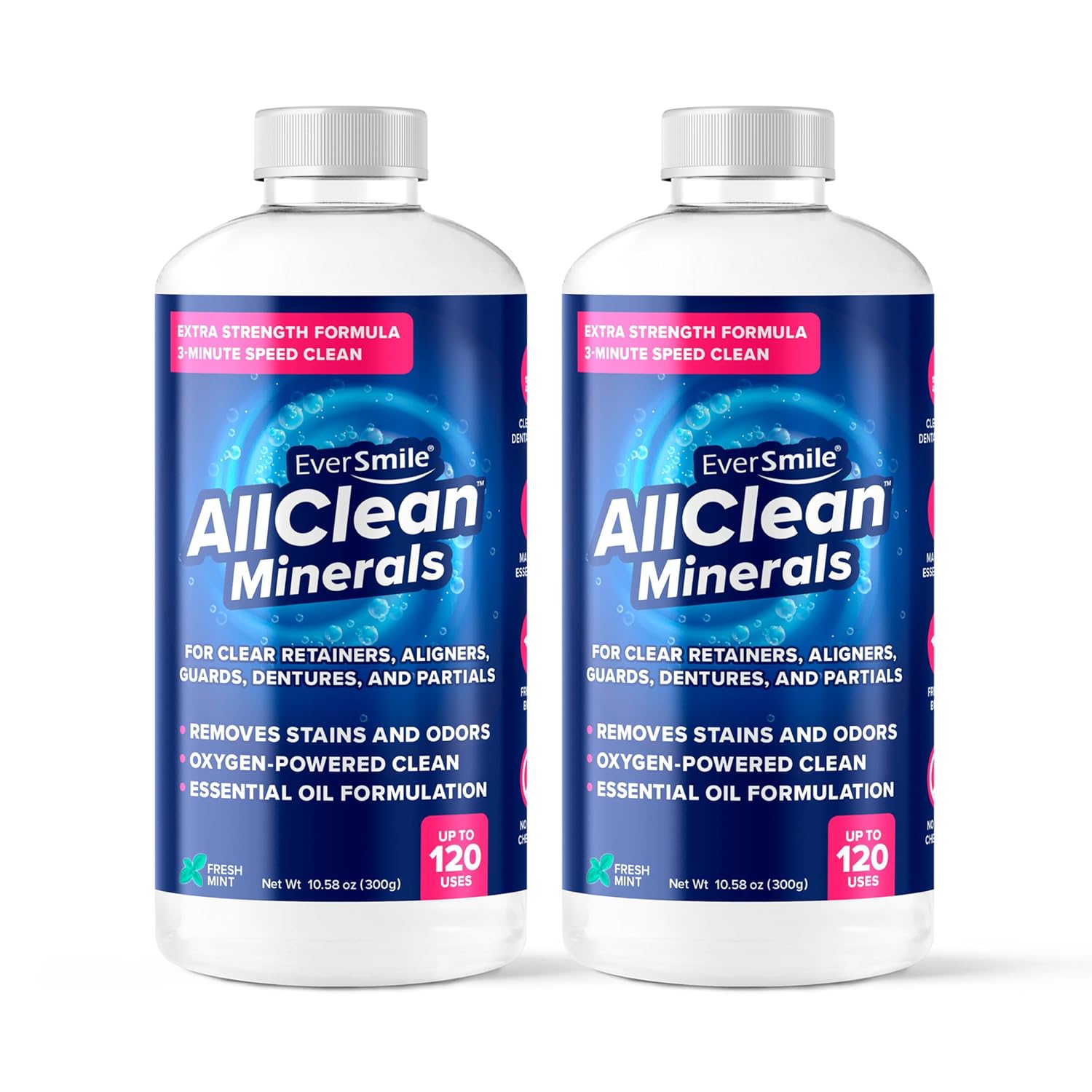 EverSmile AllClean Minerals – Deep Cleaner for Retainers, Clear Aligners, Invisalign, Dentures