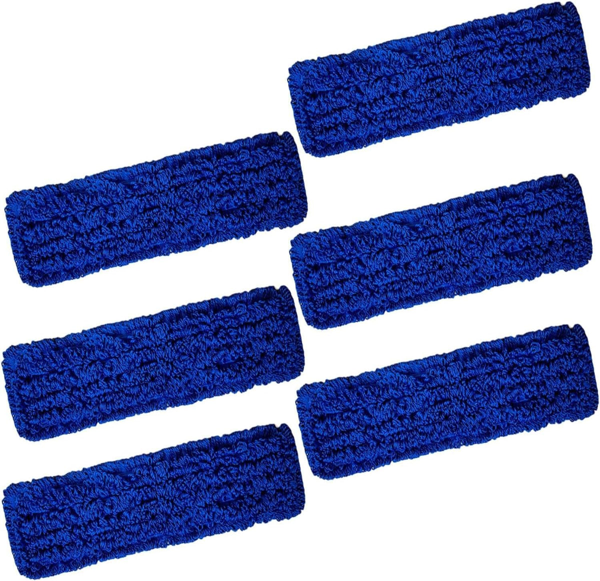 KLEEN HANDLER 6 Pack of 18 Inch Microfiber Dust Mop, Large Washable Commercial Mop Head