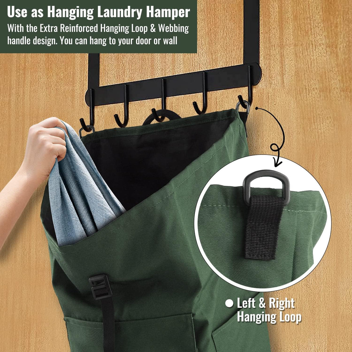 Laundry Bag Backpack, 125L Extra Large Travel Laundry Bags with Shoulder Straps, Adjustable &